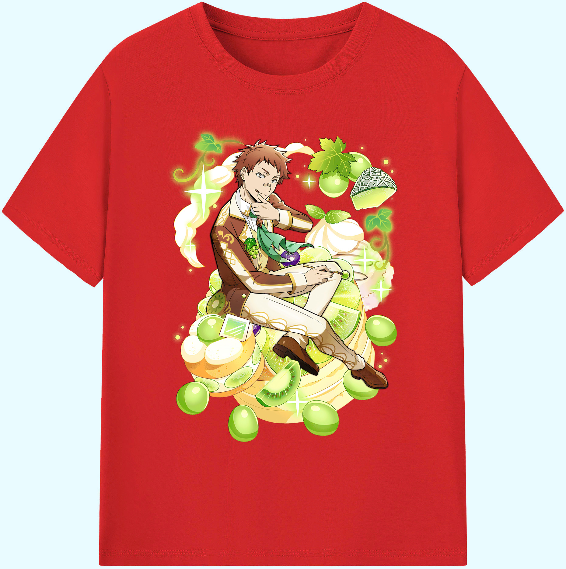 （画像用） 文豪ストレイドッグス Bungo Stray Dogs 綿100％ メンズ半袖Tシャツ｜肌触りやわらか＆通気性