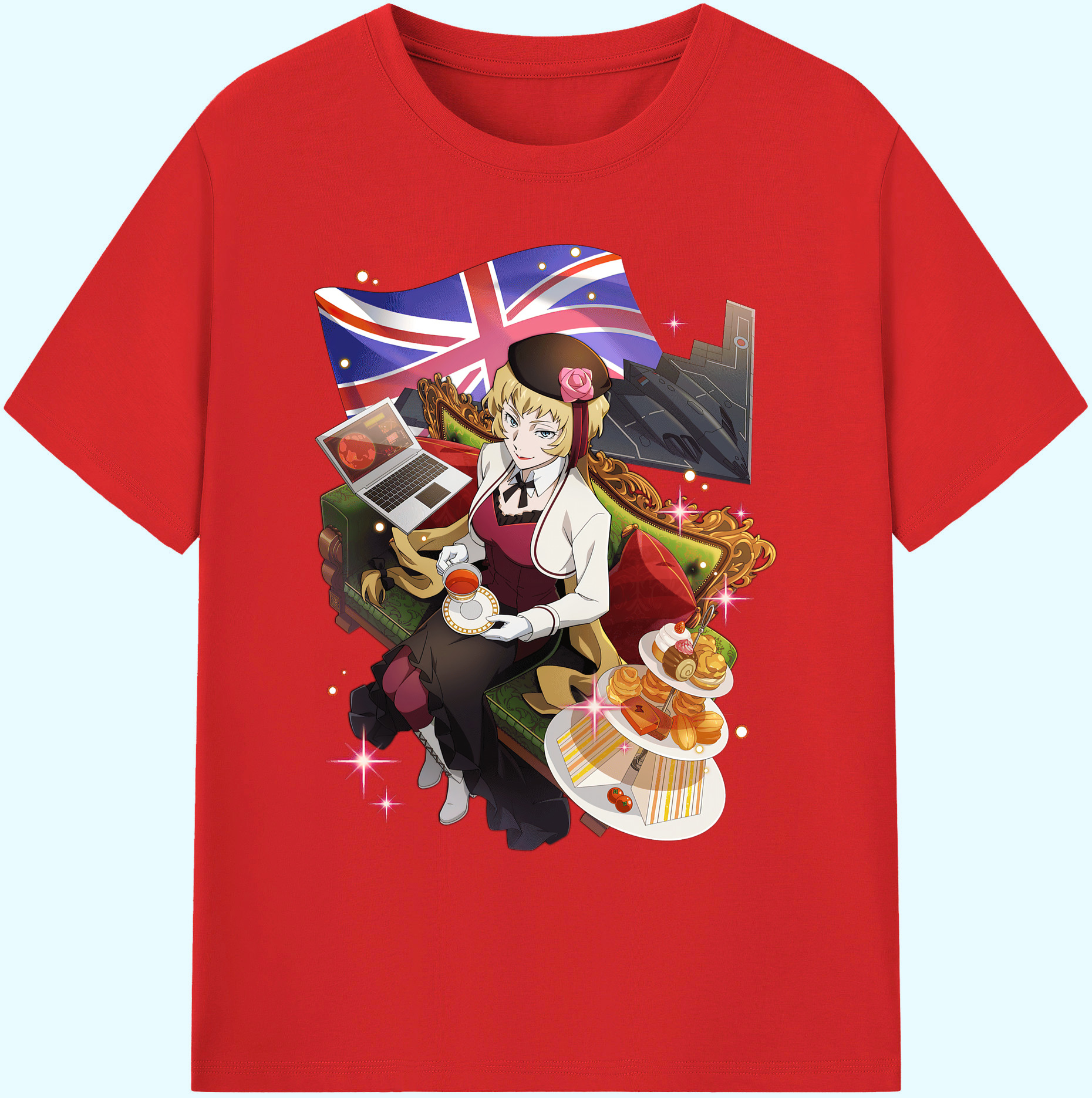 （画像用） 文豪ストレイドッグス Bungo Stray Dogs 綿100％ メンズ半袖Tシャツ｜肌触りやわらか＆通気性