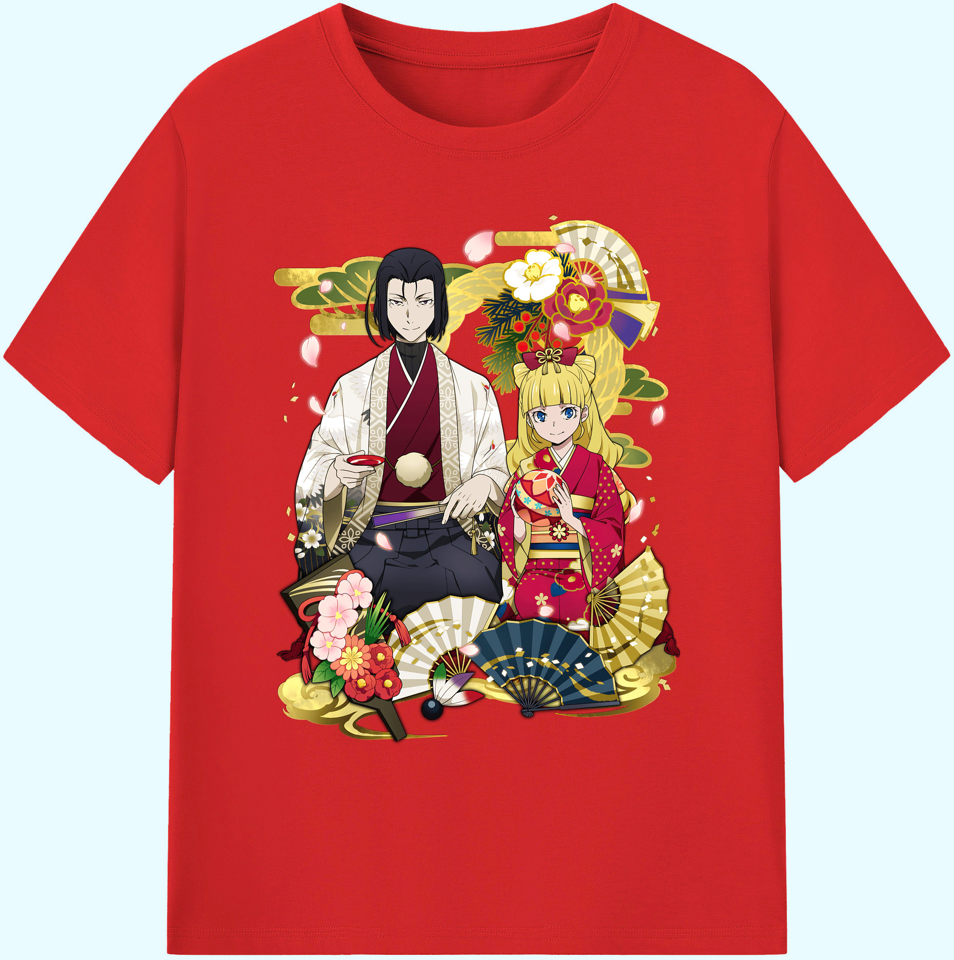 （画像用） 文豪ストレイドッグス Bungo Stray Dogs 綿100％ メンズ半袖Tシャツ｜肌触りやわらか＆通気性