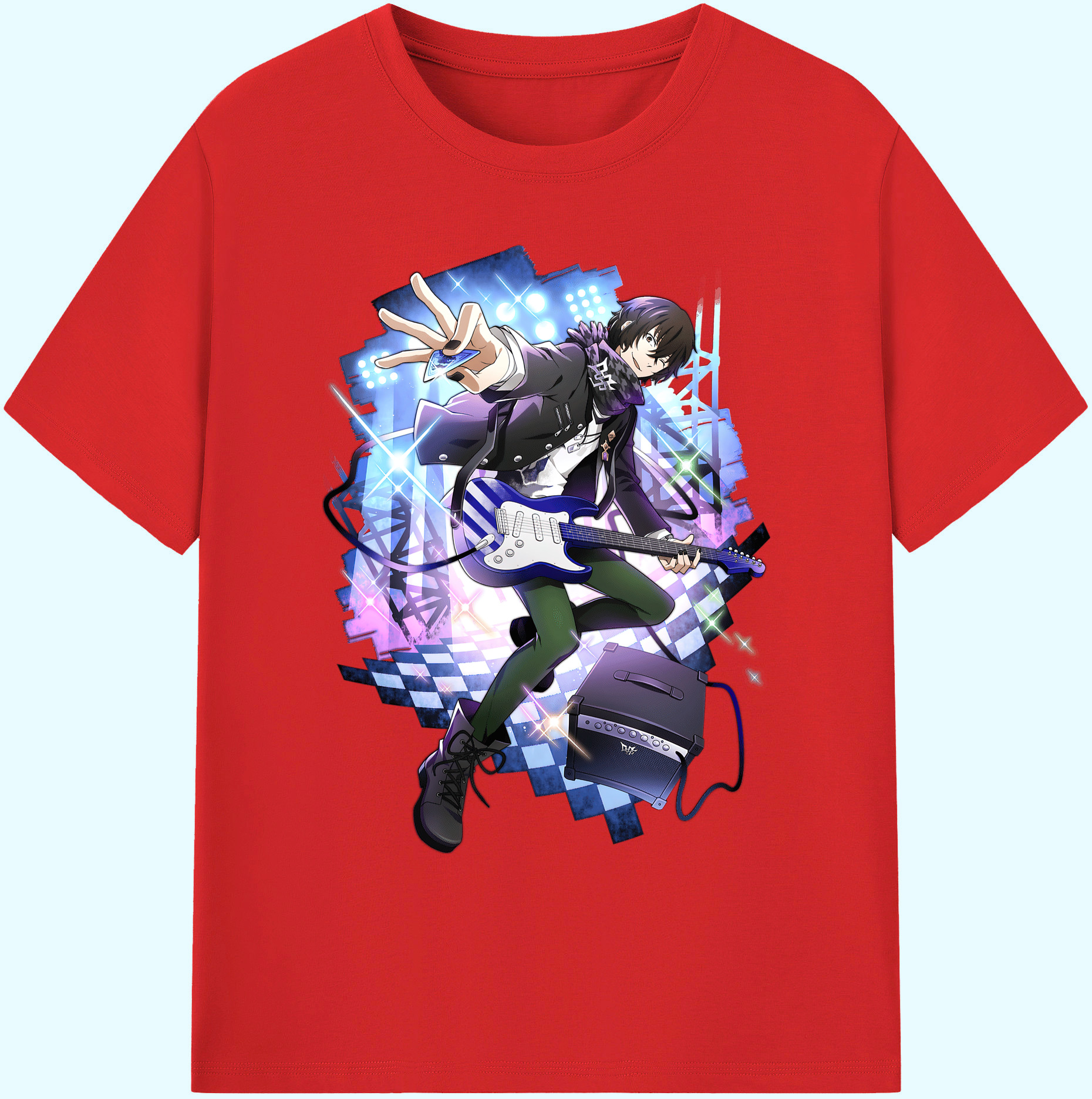 （画像用） 文豪ストレイドッグス Bungo Stray Dogs 綿100％ メンズ半袖Tシャツ｜肌触りやわらか＆通気性