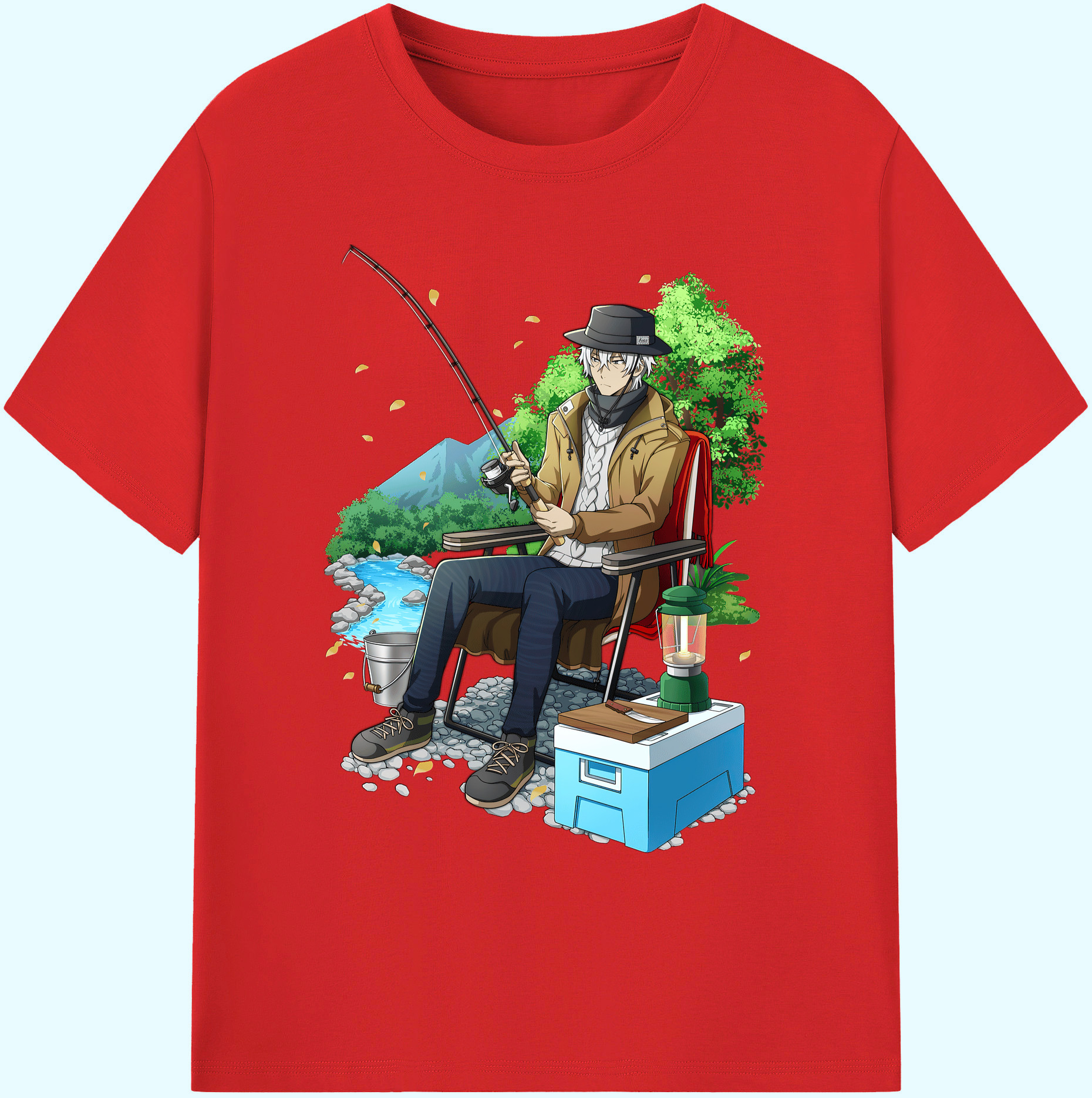 （画像用） 文豪ストレイドッグス Bungo Stray Dogs 綿100％ メンズ半袖Tシャツ｜肌触りやわらか＆通気性