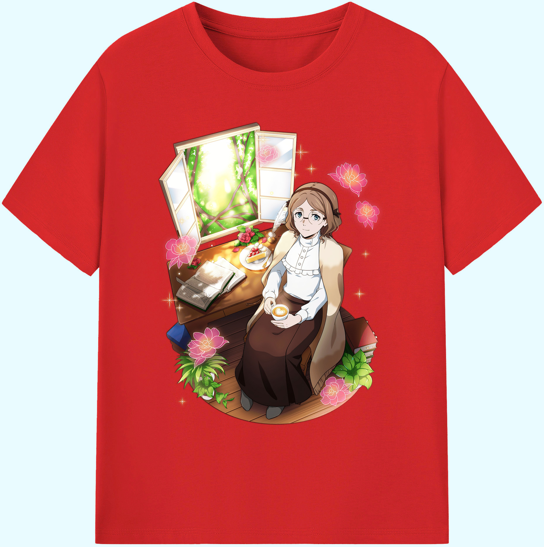 （画像用） 文豪ストレイドッグス Bungo Stray Dogs 綿100％ メンズ半袖Tシャツ｜肌触りやわらか＆通気性