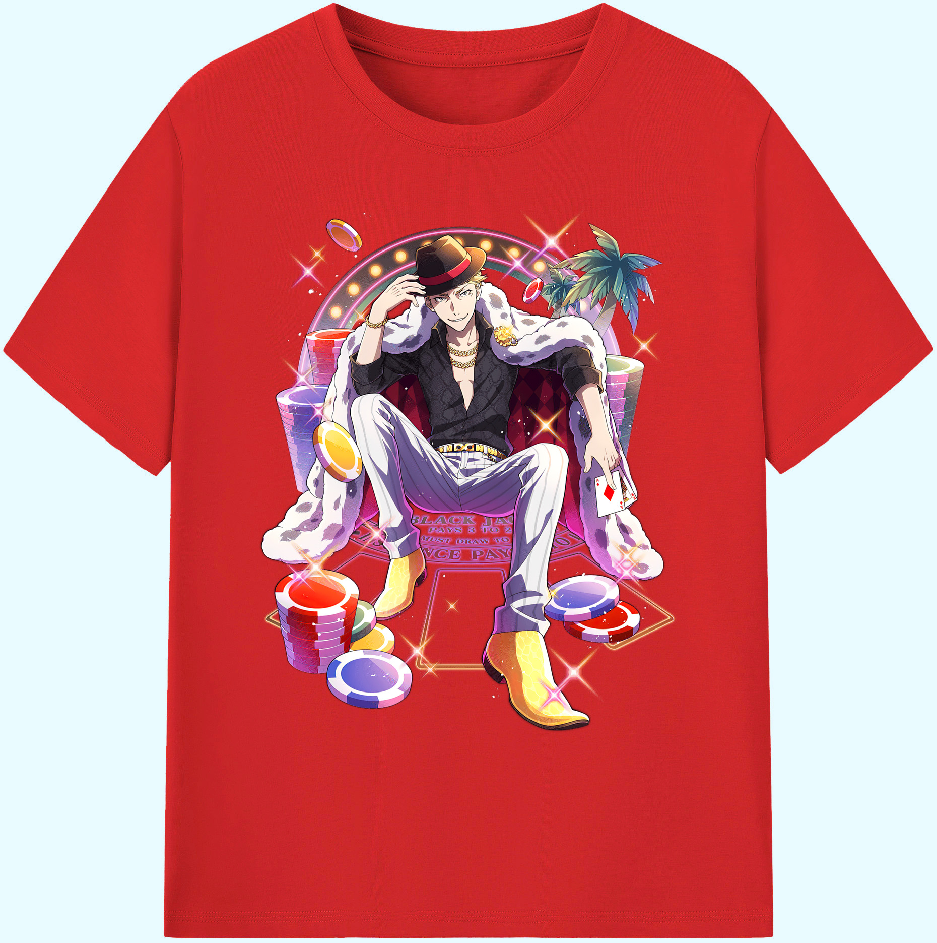 （画像用） 文豪ストレイドッグス Bungo Stray Dogs 綿100％ メンズ半袖Tシャツ｜肌触りやわらか＆通気性