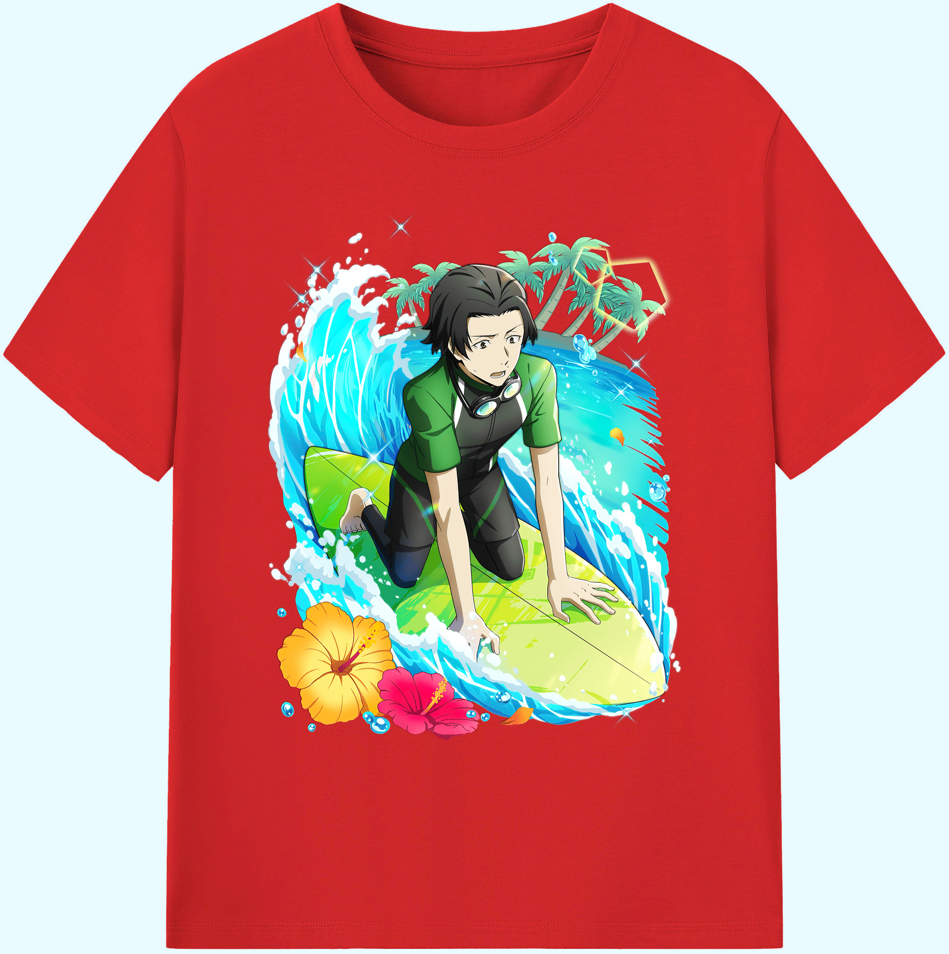 （画像用） 文豪ストレイドッグス Bungo Stray Dogs 綿100％ メンズ半袖Tシャツ｜肌触りやわらか＆通気性
