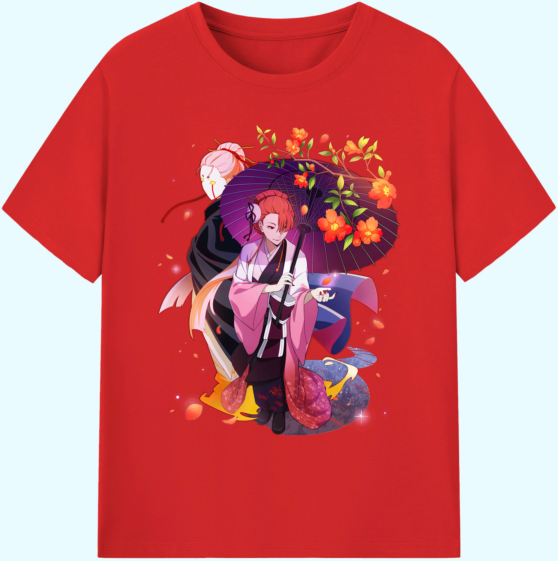 （画像用） 文豪ストレイドッグス Bungo Stray Dogs 綿100％ メンズ半袖Tシャツ｜肌触りやわらか＆通気性