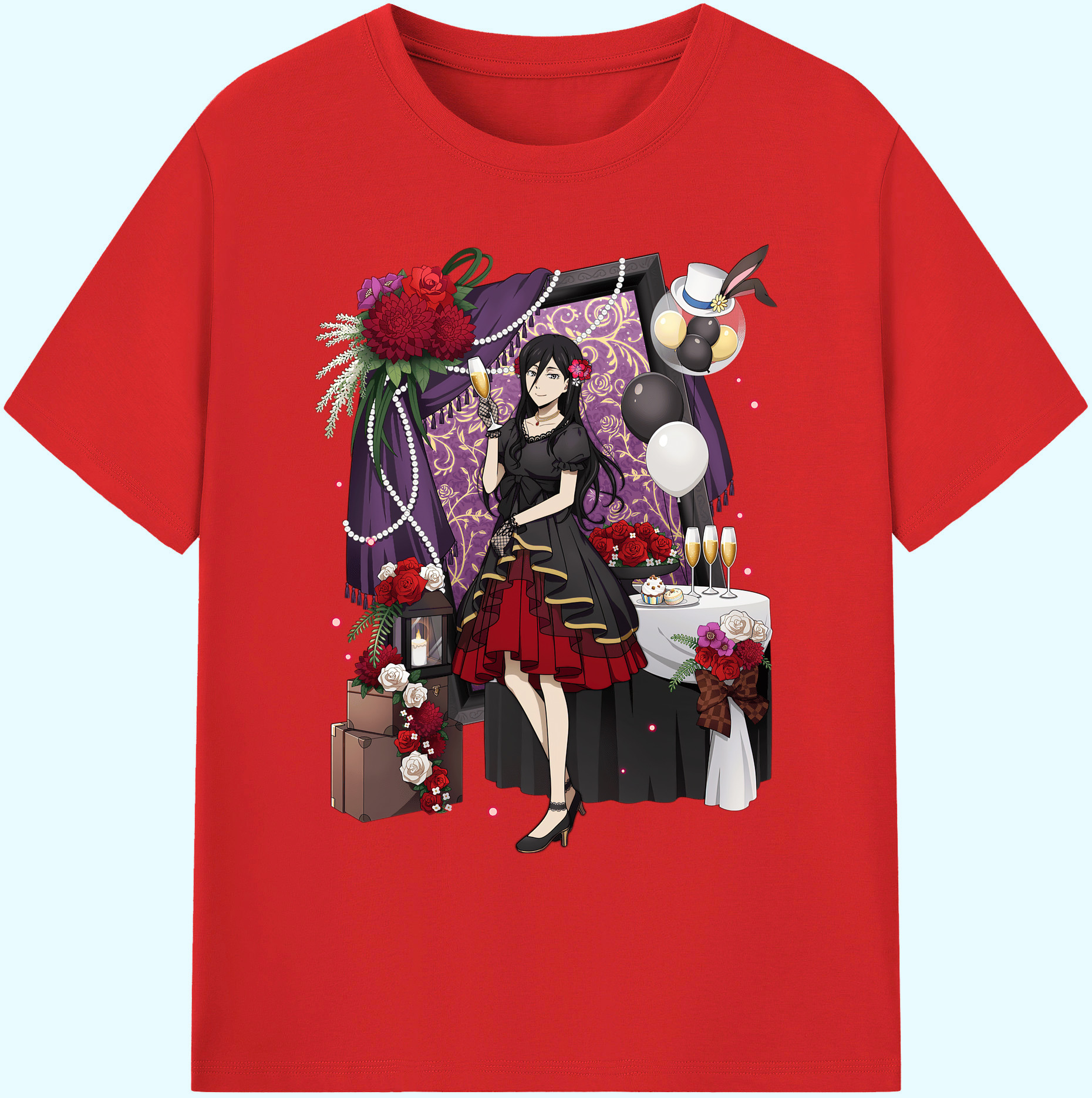 （画像用） 文豪ストレイドッグス Bungo Stray Dogs 綿100％ メンズ半袖Tシャツ｜肌触りやわらか＆通気性