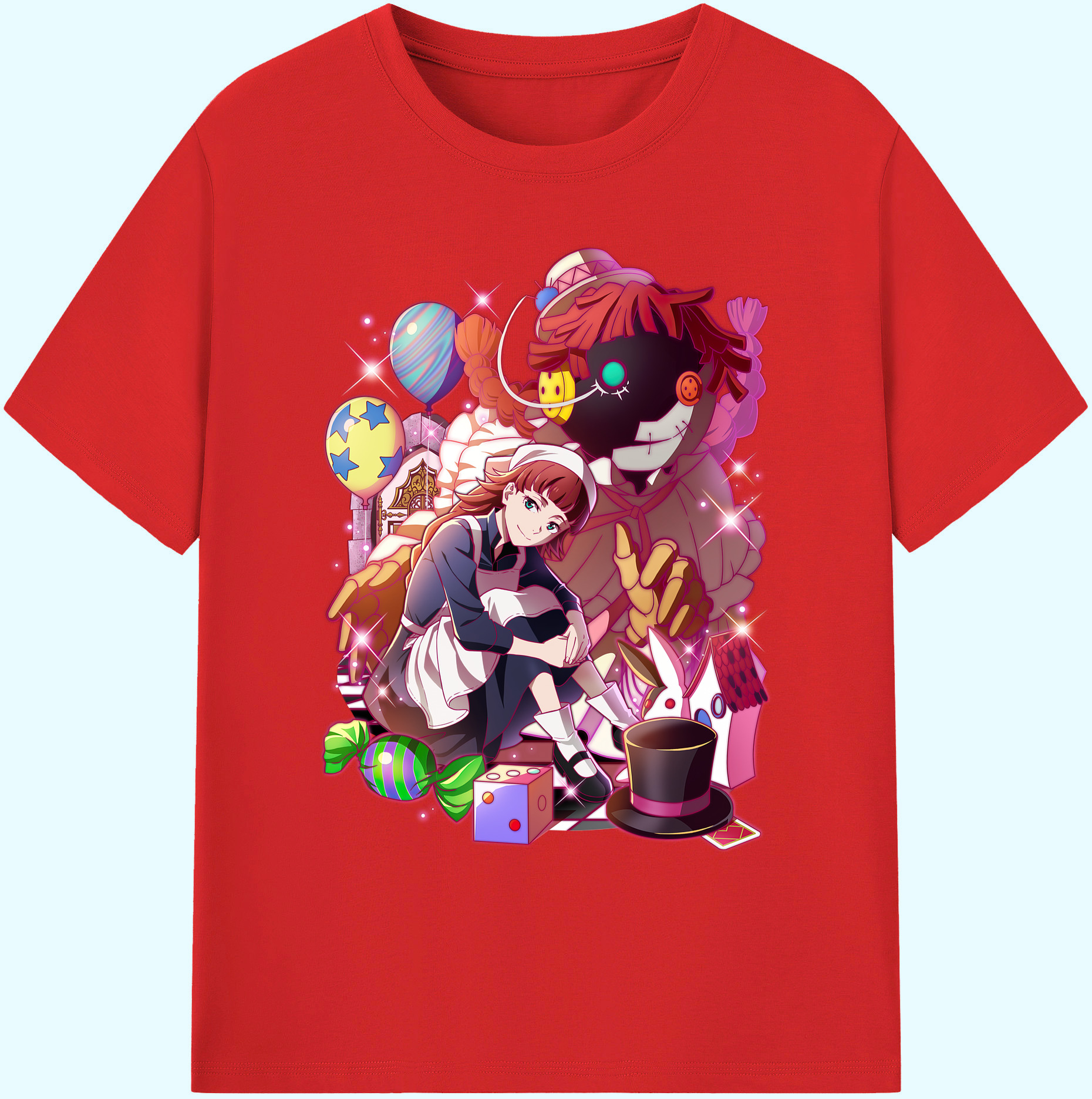 （画像用） 文豪ストレイドッグス Bungo Stray Dogs 綿100％ メンズ半袖Tシャツ｜肌触りやわらか＆通気性
