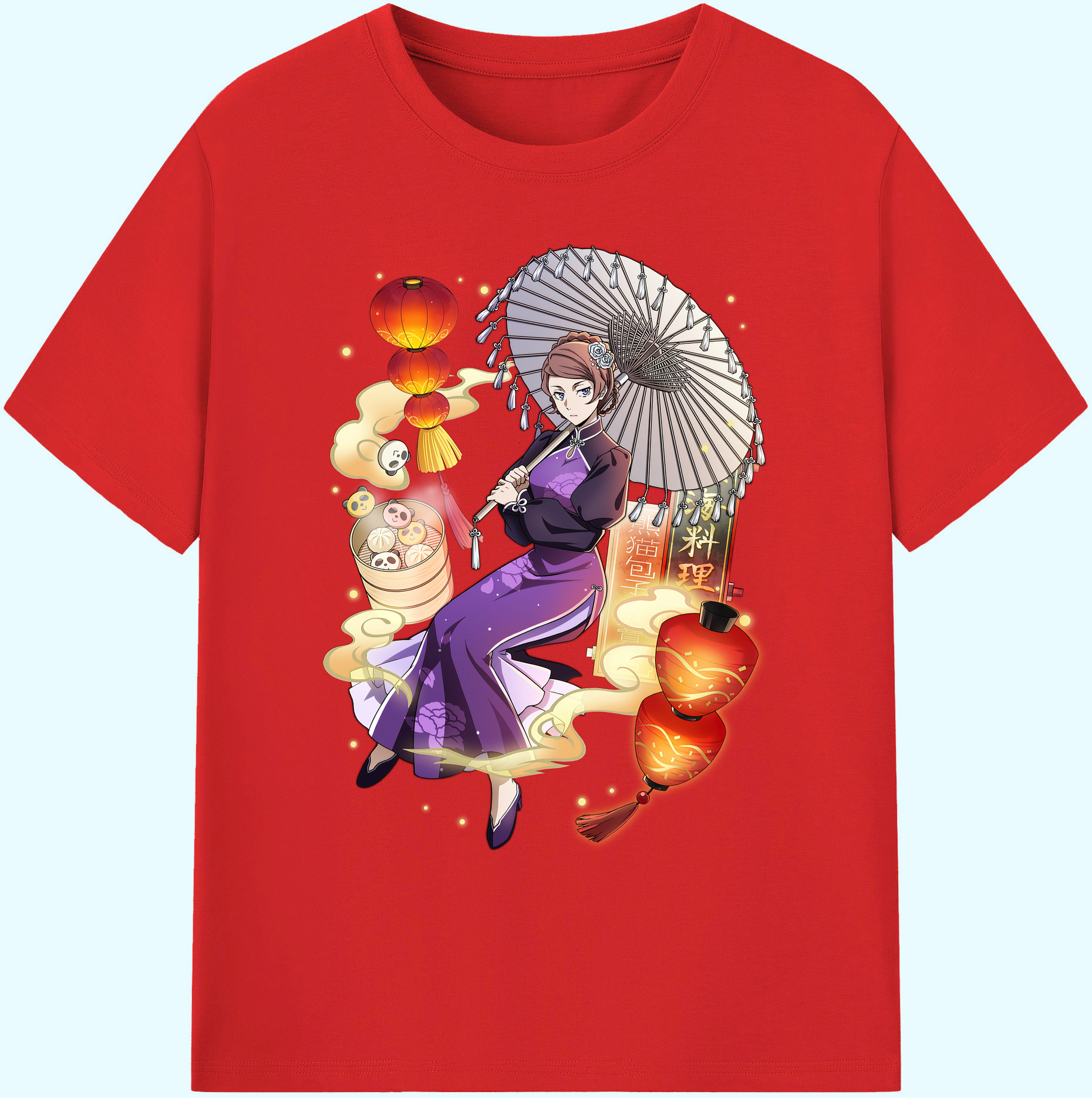 （画像用） 文豪ストレイドッグス Bungo Stray Dogs 綿100％ メンズ半袖Tシャツ｜肌触りやわらか＆通気性