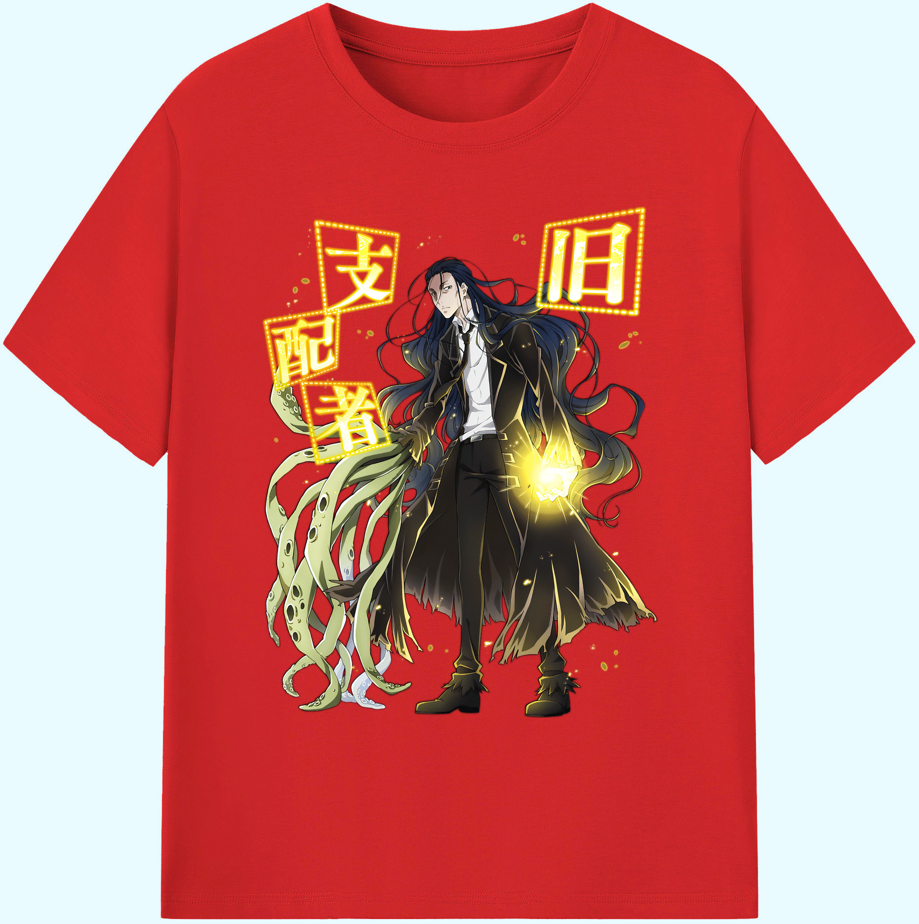（画像用） 文豪ストレイドッグス Bungo Stray Dogs 綿100％ メンズ半袖Tシャツ｜肌触りやわらか＆通気性