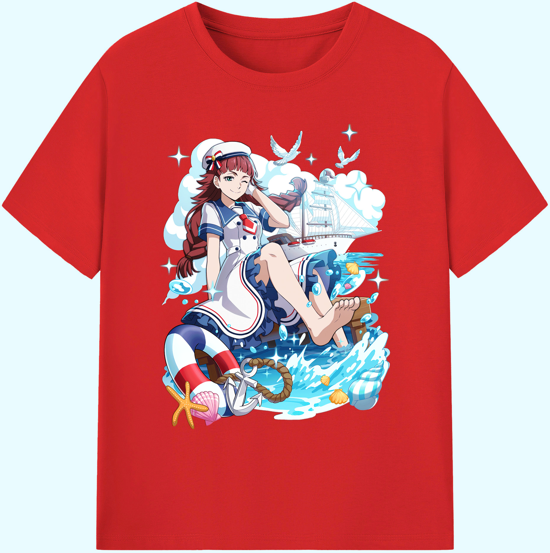 （画像用） 文豪ストレイドッグス Bungo Stray Dogs 綿100％ メンズ半袖Tシャツ｜肌触りやわらか＆通気性