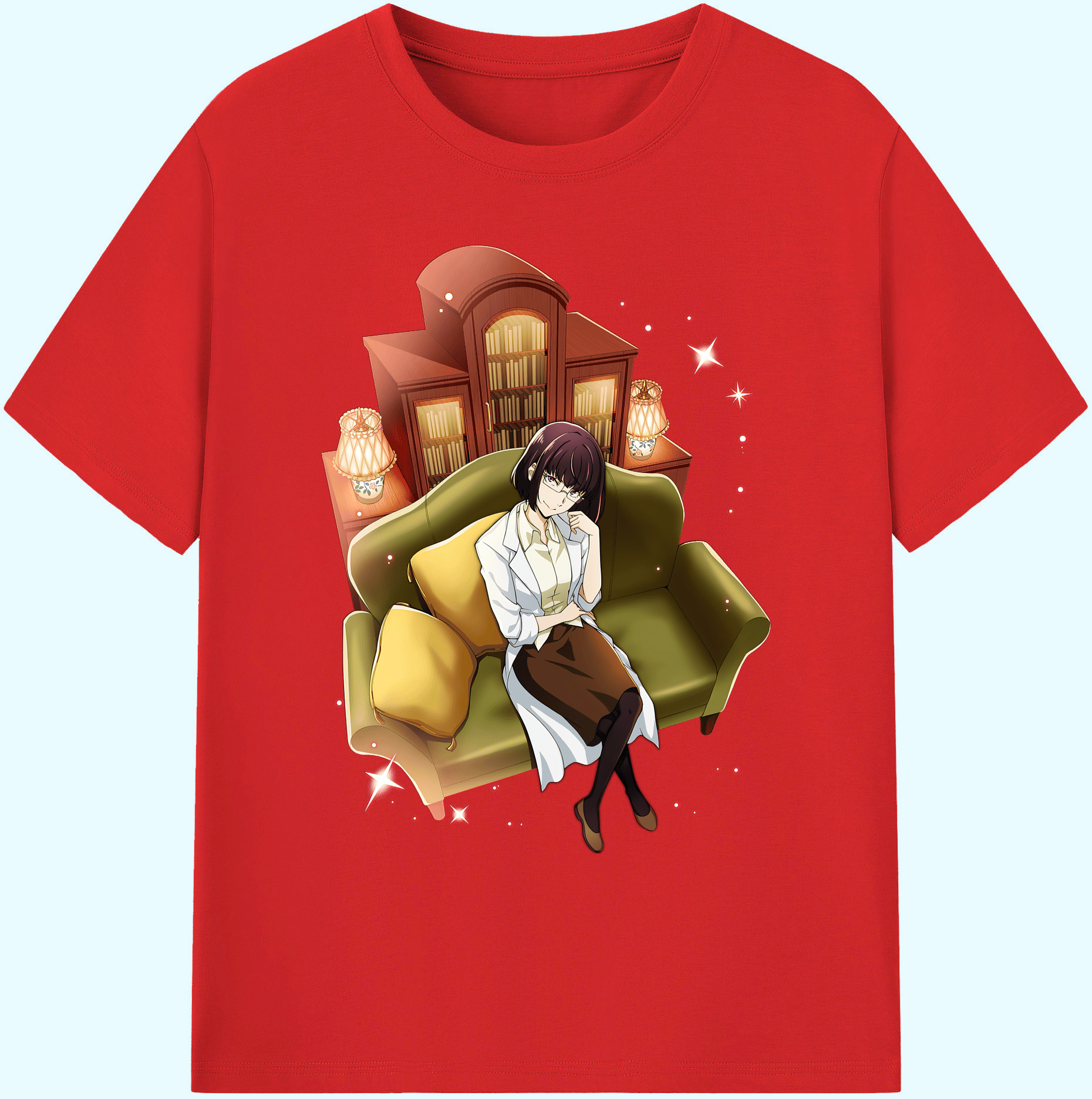 （画像用） 文豪ストレイドッグス Bungo Stray Dogs 綿100％ メンズ半袖Tシャツ｜肌触りやわらか＆通気性