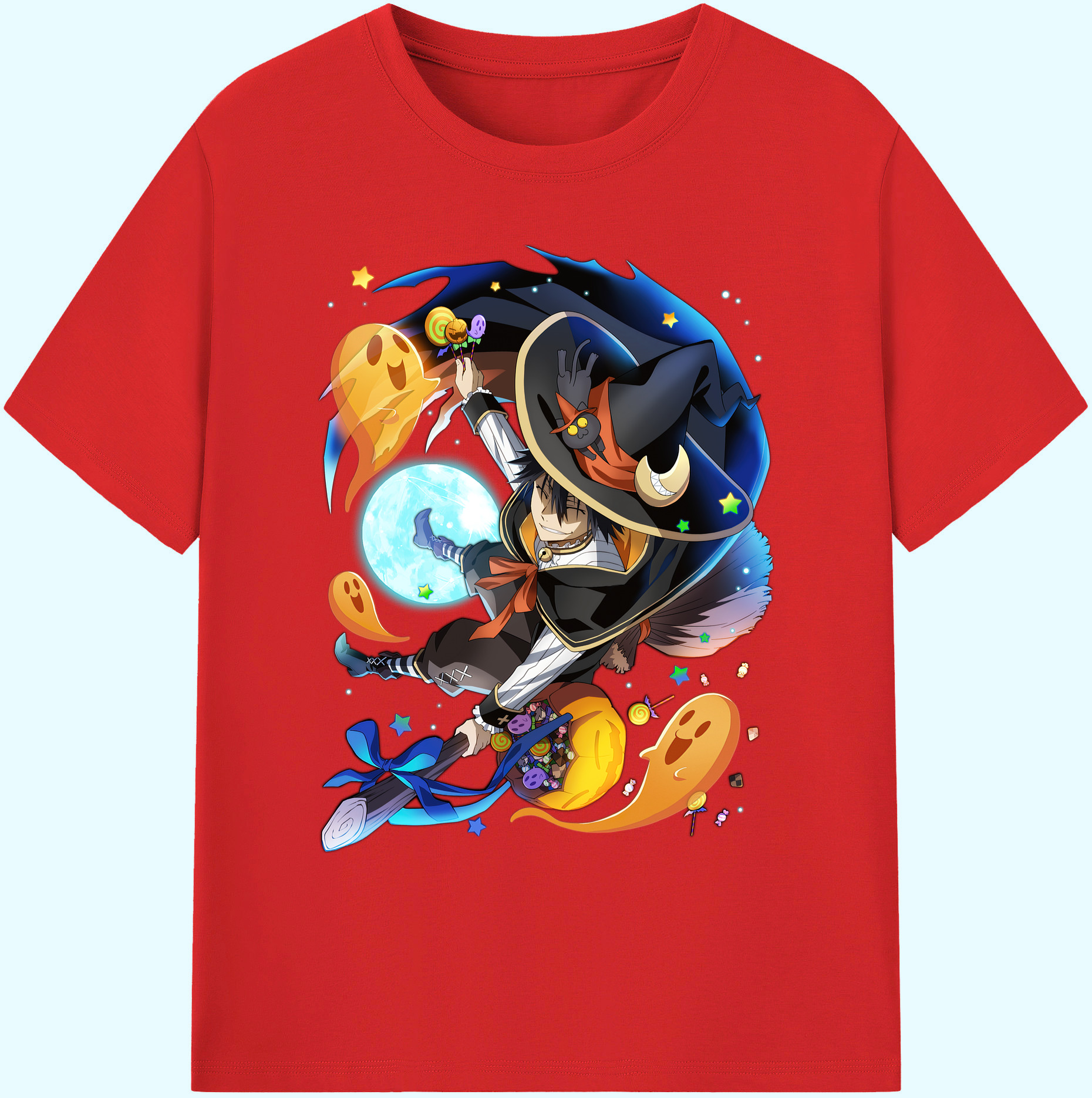 （画像用） 文豪ストレイドッグス Bungo Stray Dogs 綿100％ メンズ半袖Tシャツ｜肌触りやわらか＆通気性