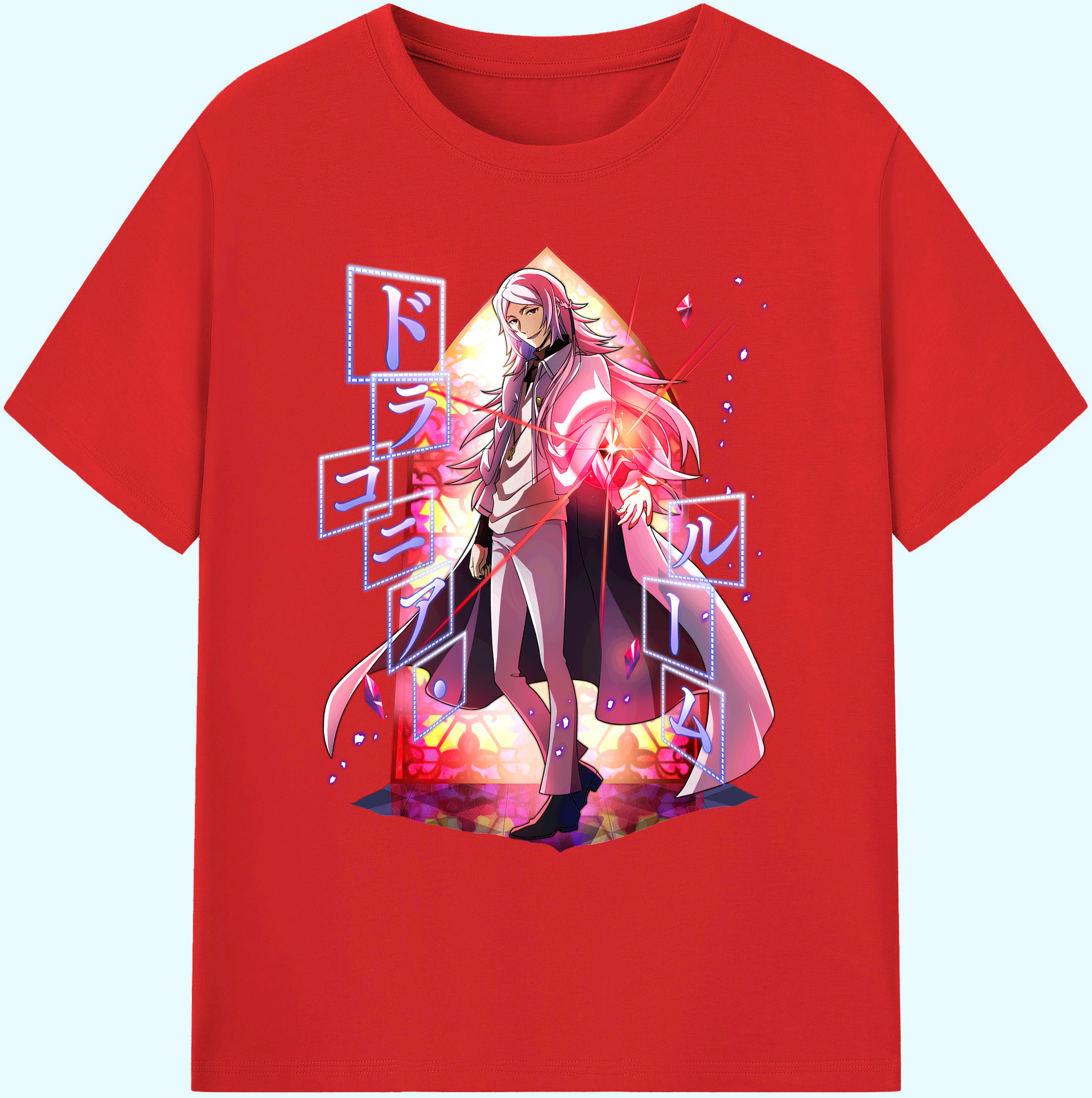（画像用） 文豪ストレイドッグス Bungo Stray Dogs 綿100％ メンズ半袖Tシャツ｜肌触りやわらか＆通気性