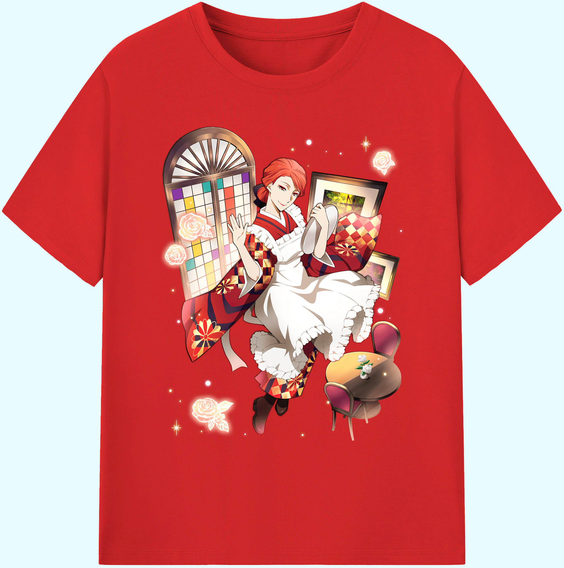（画像用） 文豪ストレイドッグス Bungo Stray Dogs 綿100％ メンズ半袖Tシャツ｜肌触りやわらか＆通気性