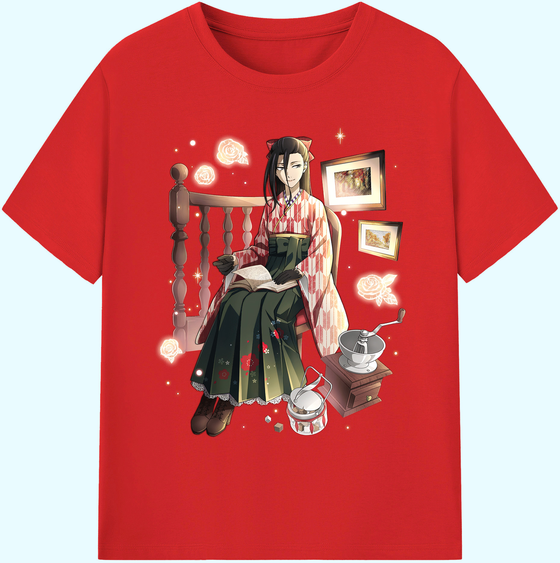 （画像用） 文豪ストレイドッグス Bungo Stray Dogs 綿100％ メンズ半袖Tシャツ｜肌触りやわらか＆通気性