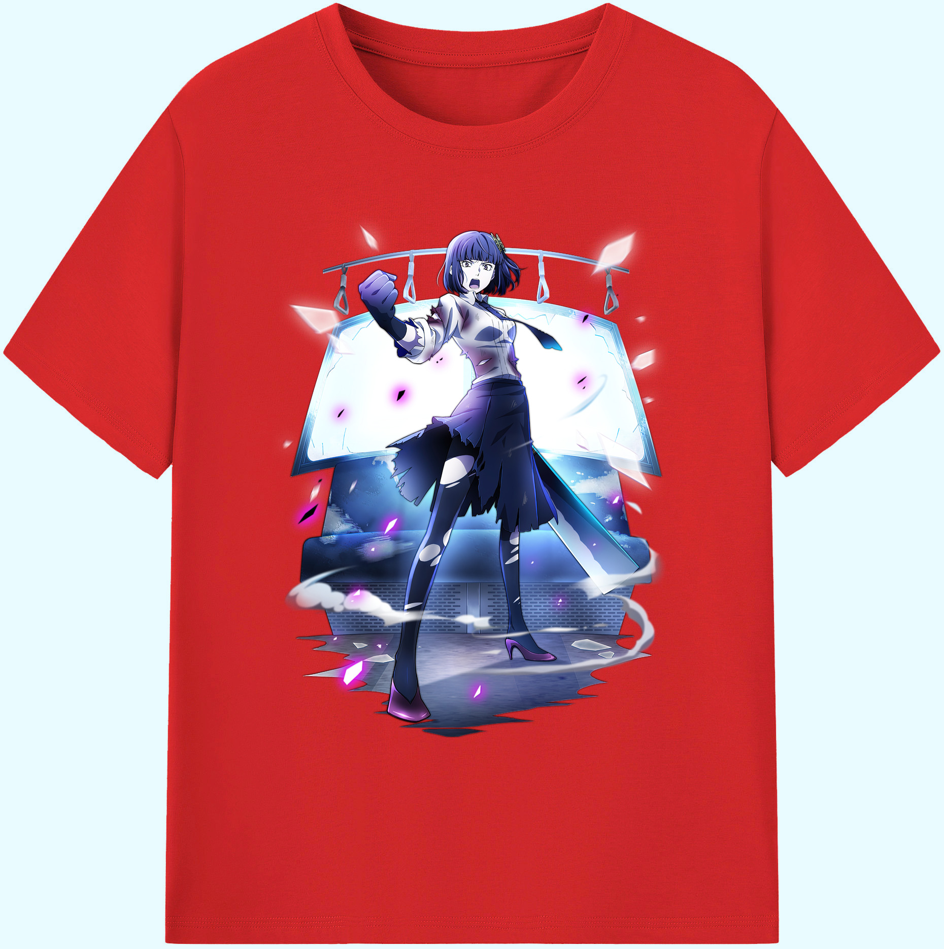 （画像用） 文豪ストレイドッグス Bungo Stray Dogs 綿100％ メンズ半袖Tシャツ｜肌触りやわらか＆通気性