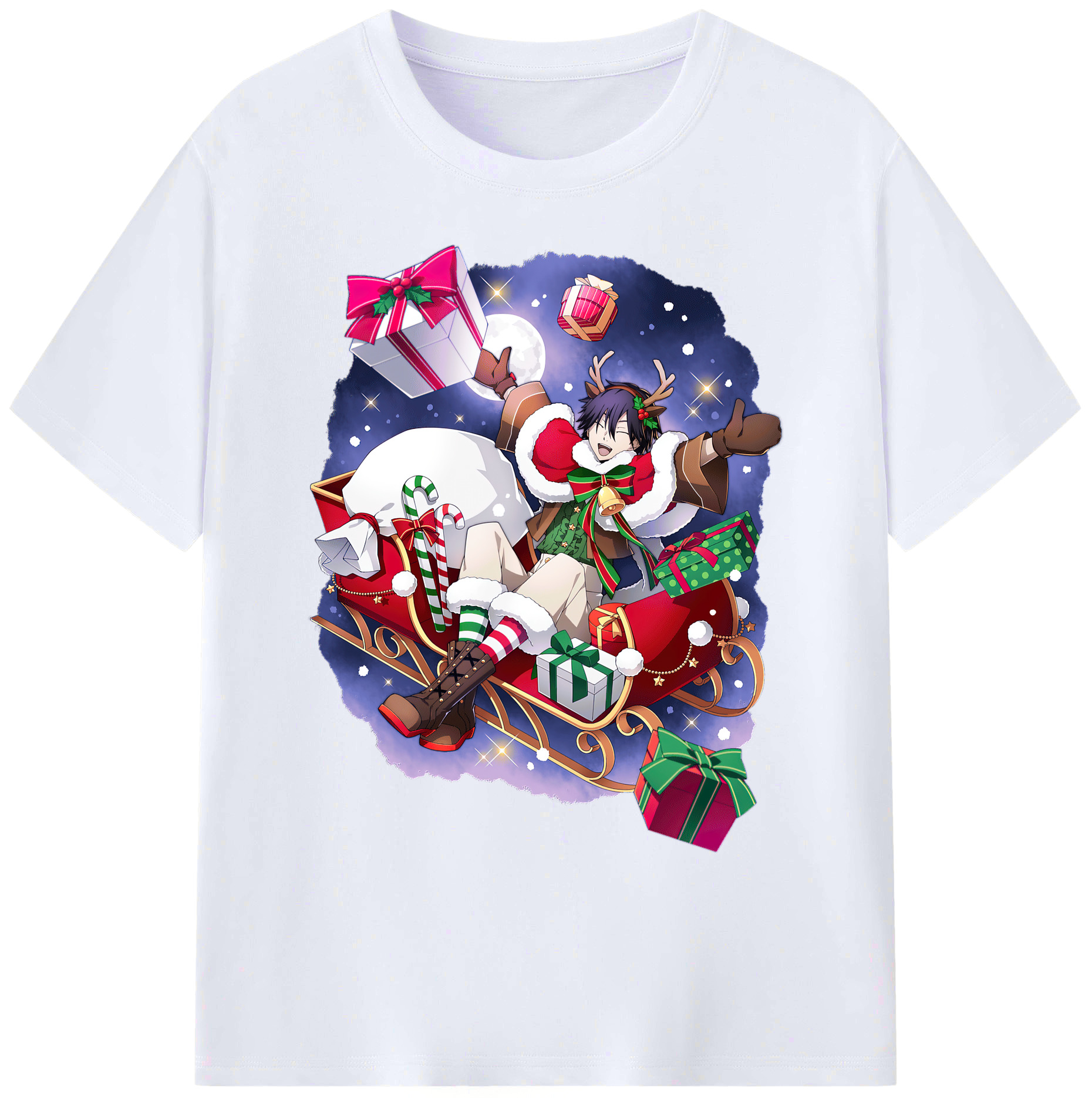 （画像用） 文豪ストレイドッグス Bungo Stray Dogs 綿100％ メンズ半袖Tシャツ｜肌触りやわらか＆通気性