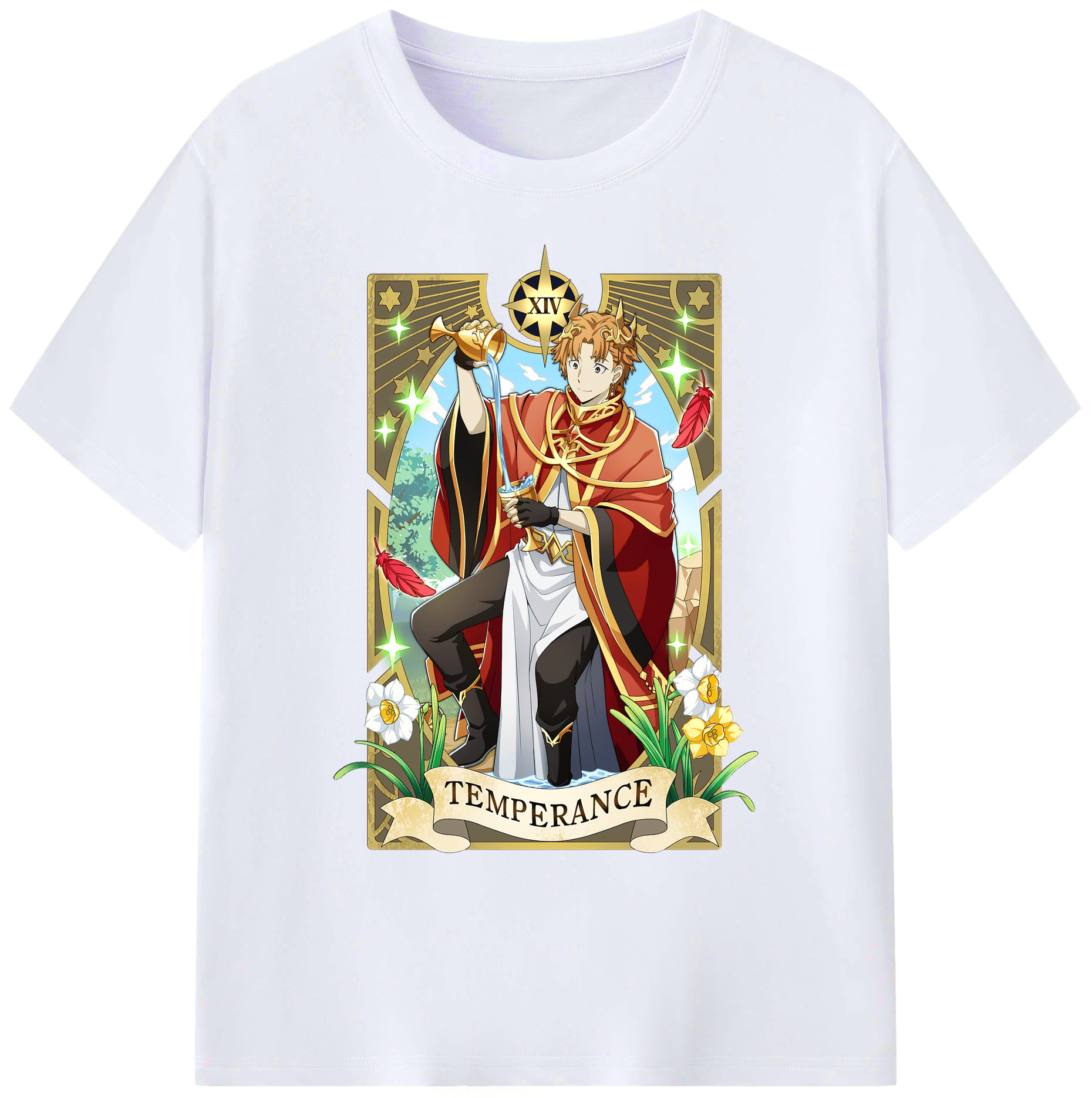 （画像用） 文豪ストレイドッグス Bungo Stray Dogs 綿100％ メンズ半袖Tシャツ｜肌触りやわらか＆通気性