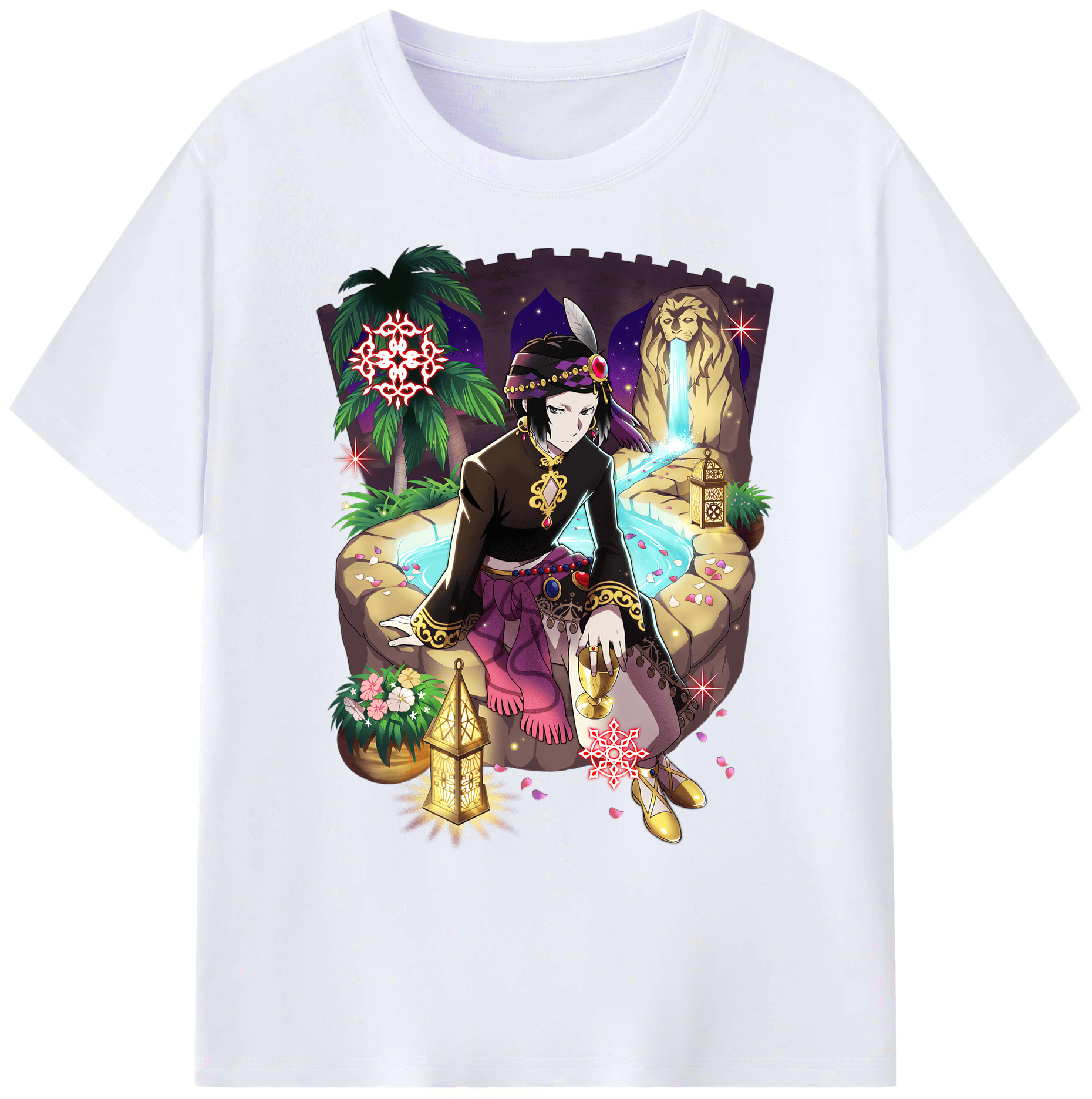 （画像用） 文豪ストレイドッグス Bungo Stray Dogs 綿100％ メンズ半袖Tシャツ｜肌触りやわらか＆通気性