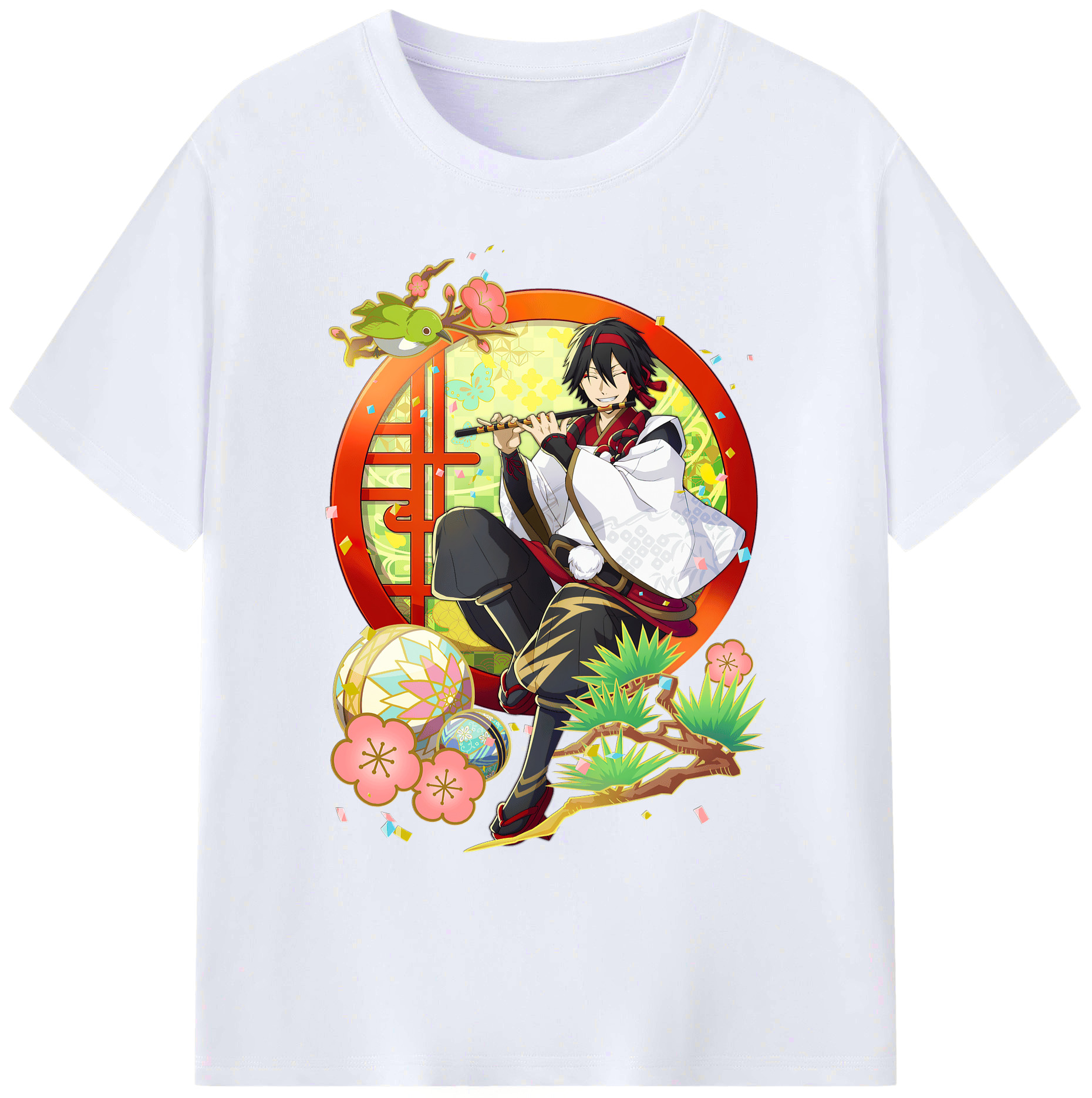 （画像用） 文豪ストレイドッグス Bungo Stray Dogs 綿100％ メンズ半袖Tシャツ｜肌触りやわらか＆通気性