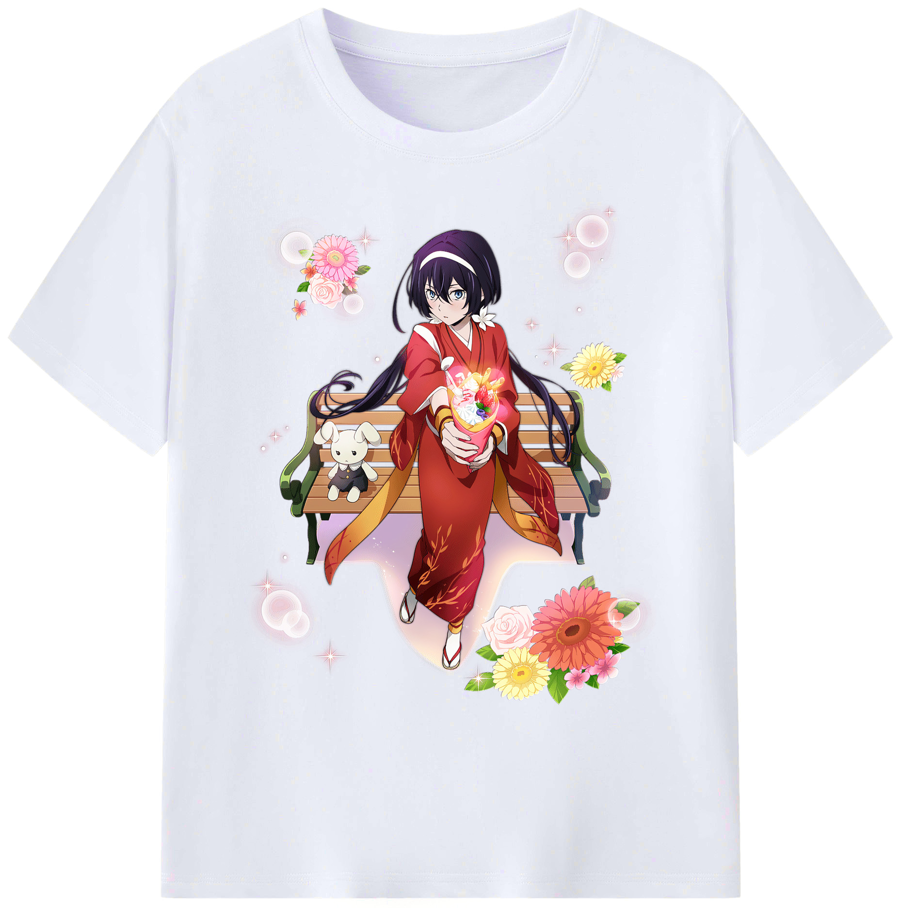 （画像用） 文豪ストレイドッグス Bungo Stray Dogs 綿100％ メンズ半袖Tシャツ｜肌触りやわらか＆通気性