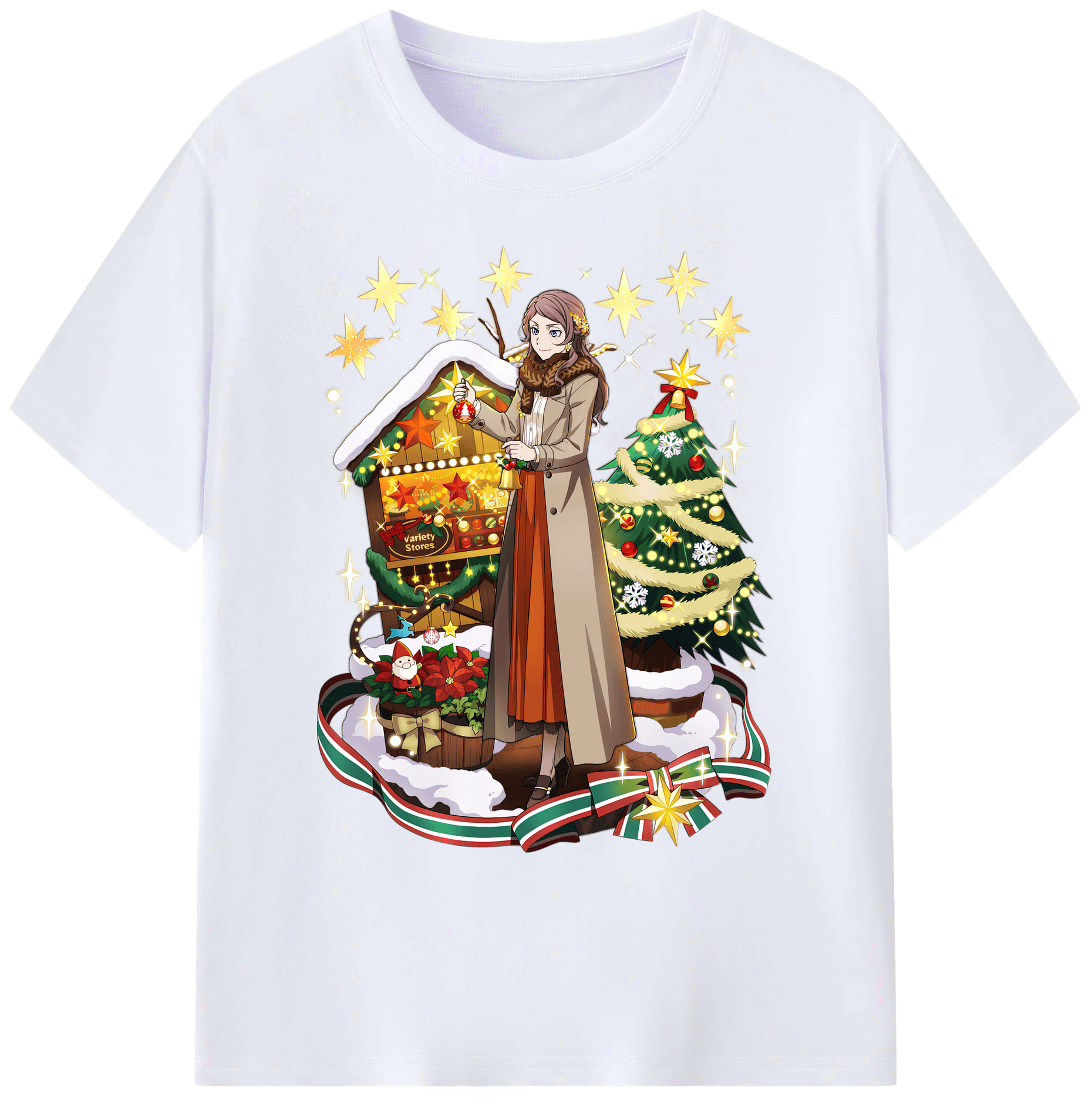 （画像用） 文豪ストレイドッグス Bungo Stray Dogs 綿100％ メンズ半袖Tシャツ｜肌触りやわらか＆通気性