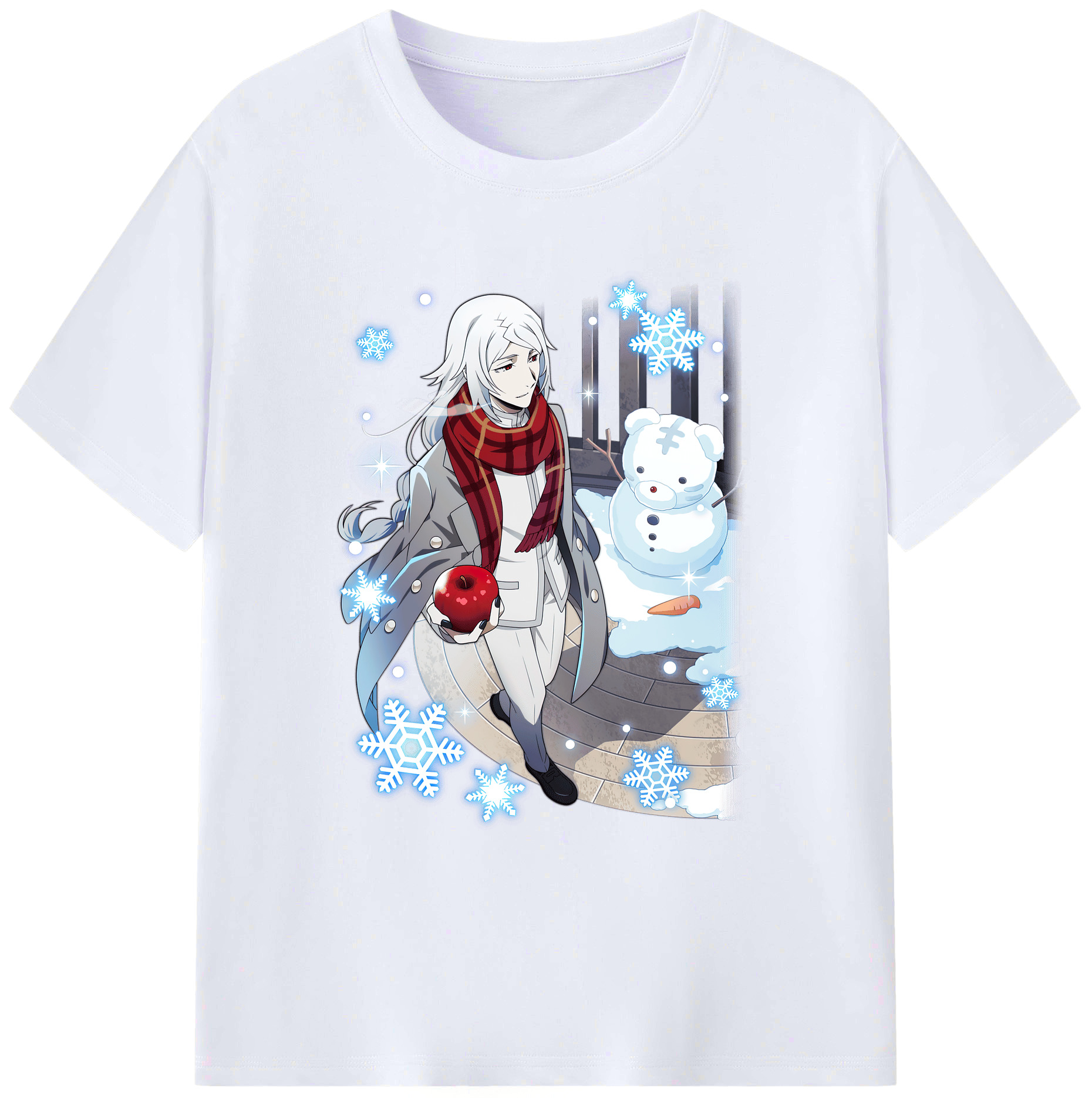 （画像用） 文豪ストレイドッグス Bungo Stray Dogs 綿100％ メンズ半袖Tシャツ｜肌触りやわらか＆通気性