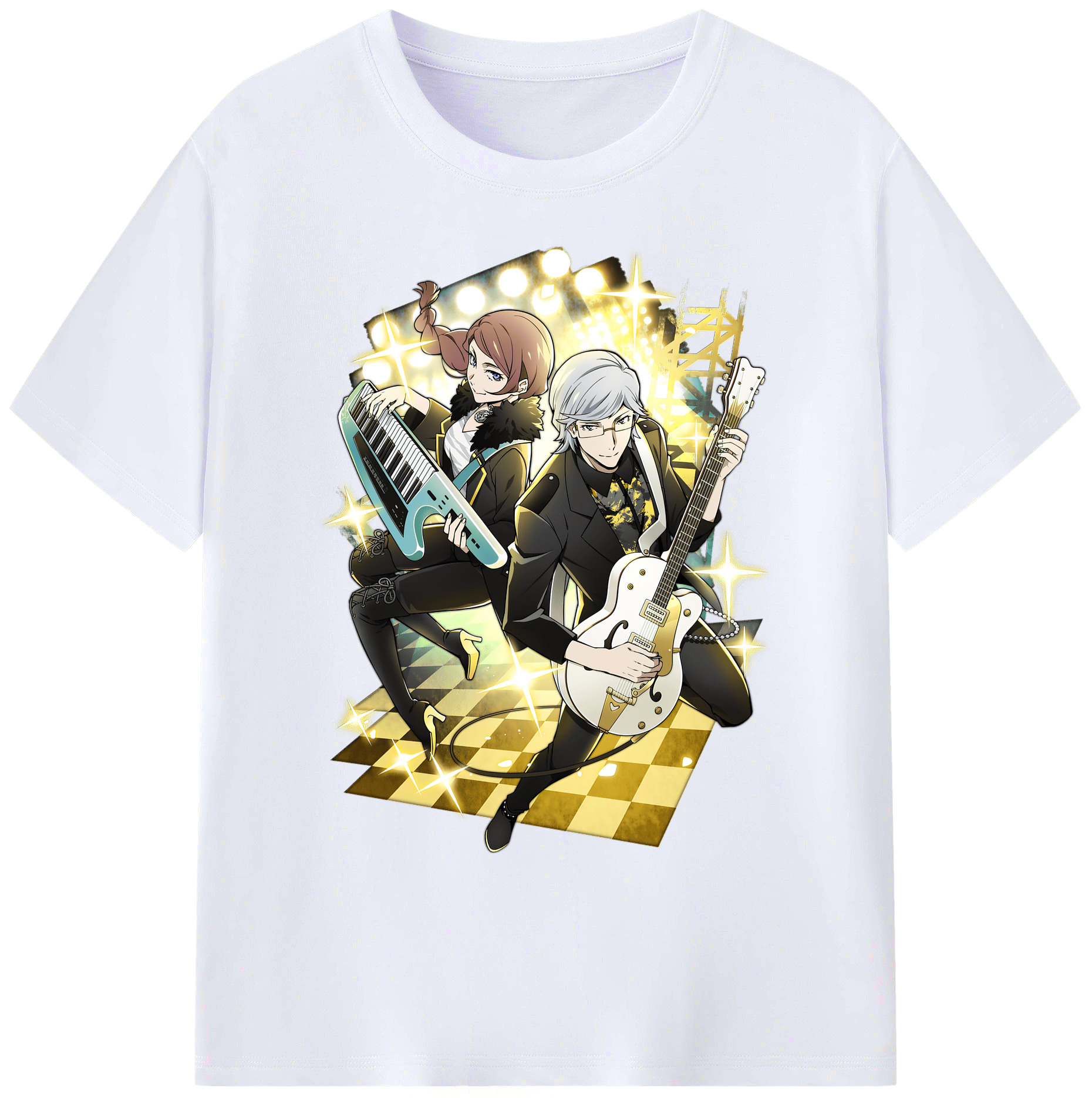 （画像用） 文豪ストレイドッグス Bungo Stray Dogs 綿100％ メンズ半袖Tシャツ｜肌触りやわらか＆通気性