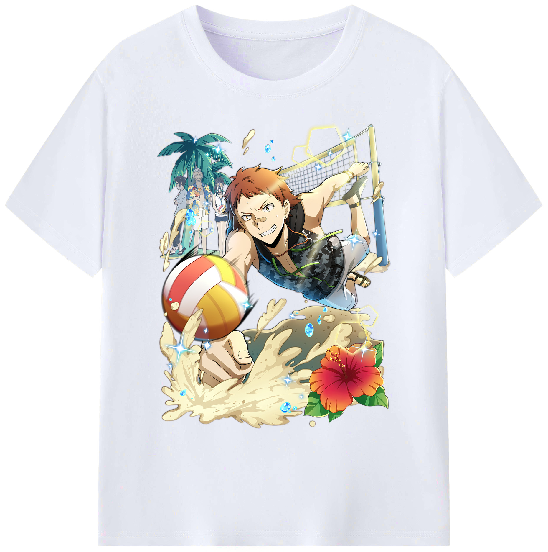 （画像用） 文豪ストレイドッグス Bungo Stray Dogs 綿100％ メンズ半袖Tシャツ｜肌触りやわらか＆通気性