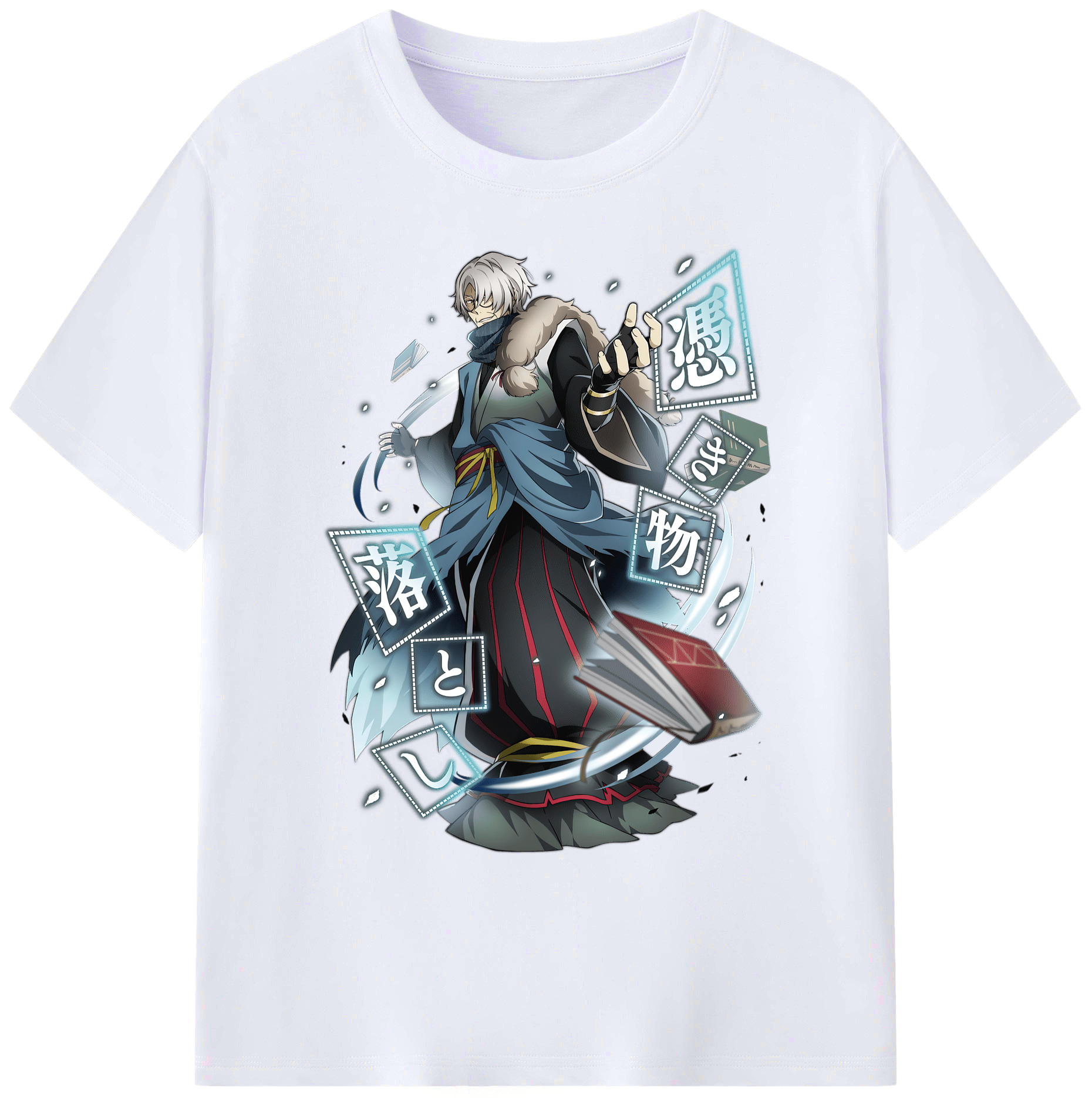 （画像用） 文豪ストレイドッグス Bungo Stray Dogs 綿100％ メンズ半袖Tシャツ｜肌触りやわらか＆通気性