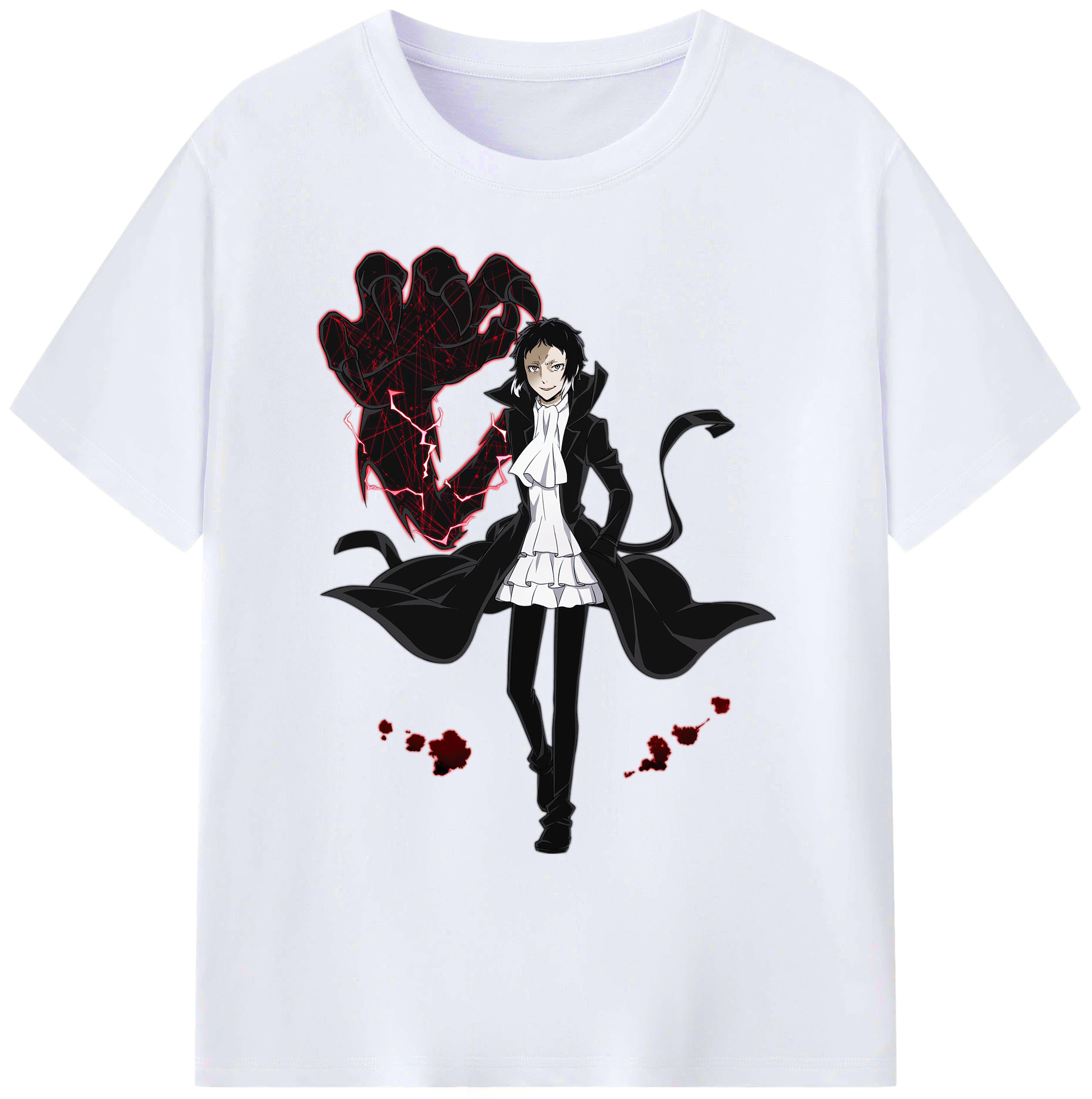 （画像用） 文豪ストレイドッグス Bungo Stray Dogs 綿100％ メンズ半袖Tシャツ｜肌触りやわらか＆通気性