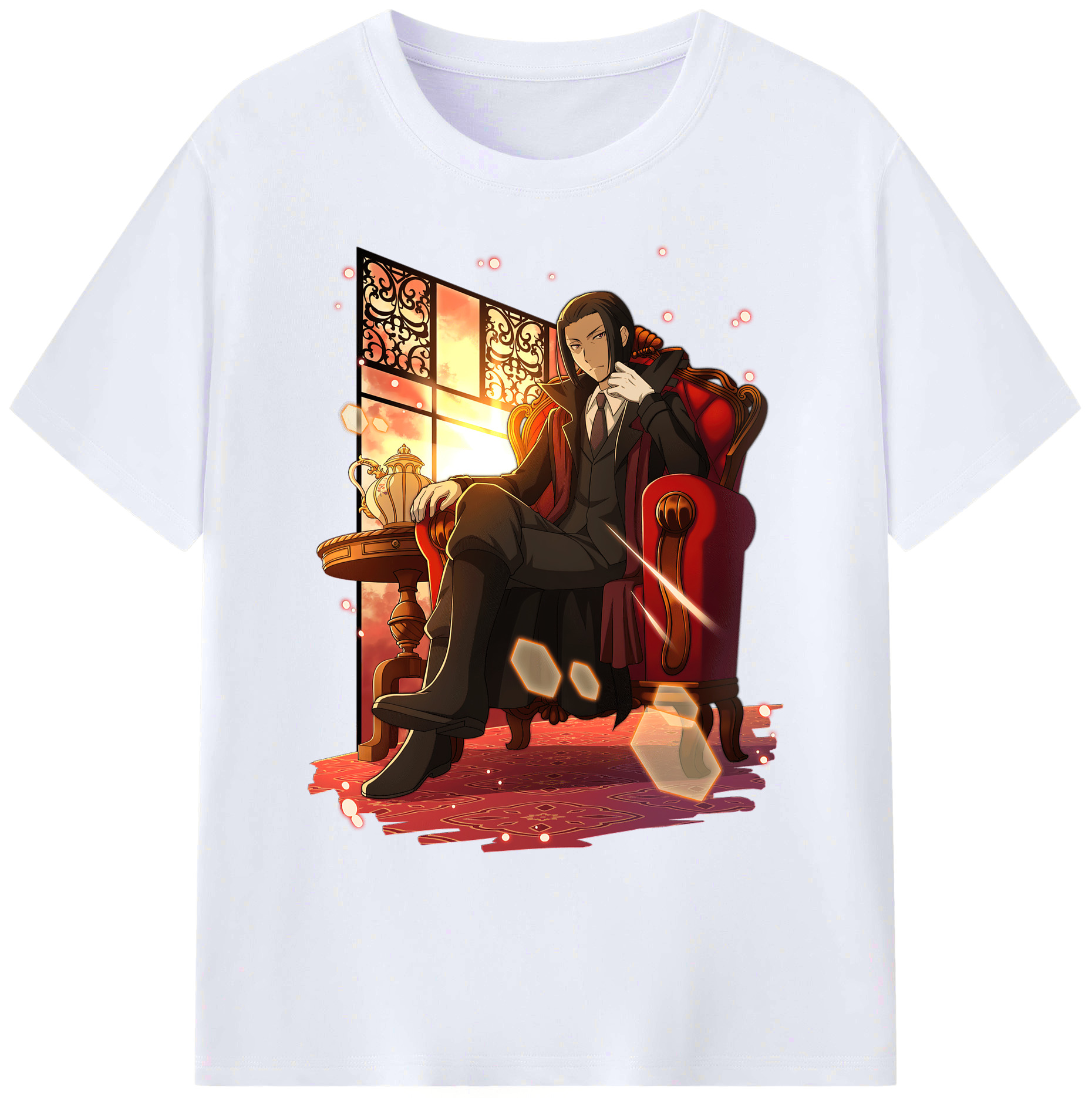（画像用） 文豪ストレイドッグス Bungo Stray Dogs 綿100％ メンズ半袖Tシャツ｜肌触りやわらか＆通気性
