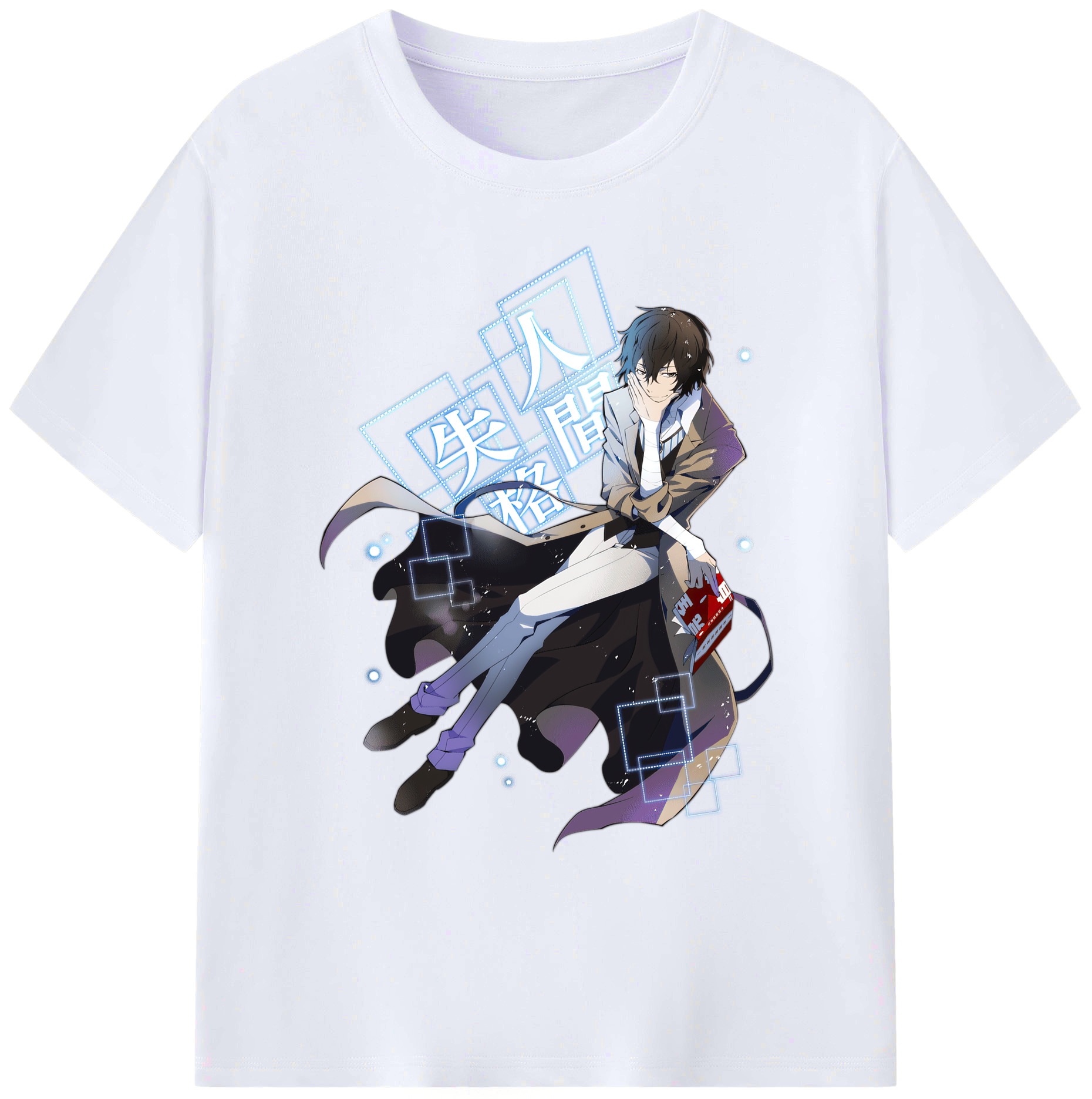 （画像用） 文豪ストレイドッグス Bungo Stray Dogs 綿100％ メンズ半袖Tシャツ｜肌触りやわらか＆通気性