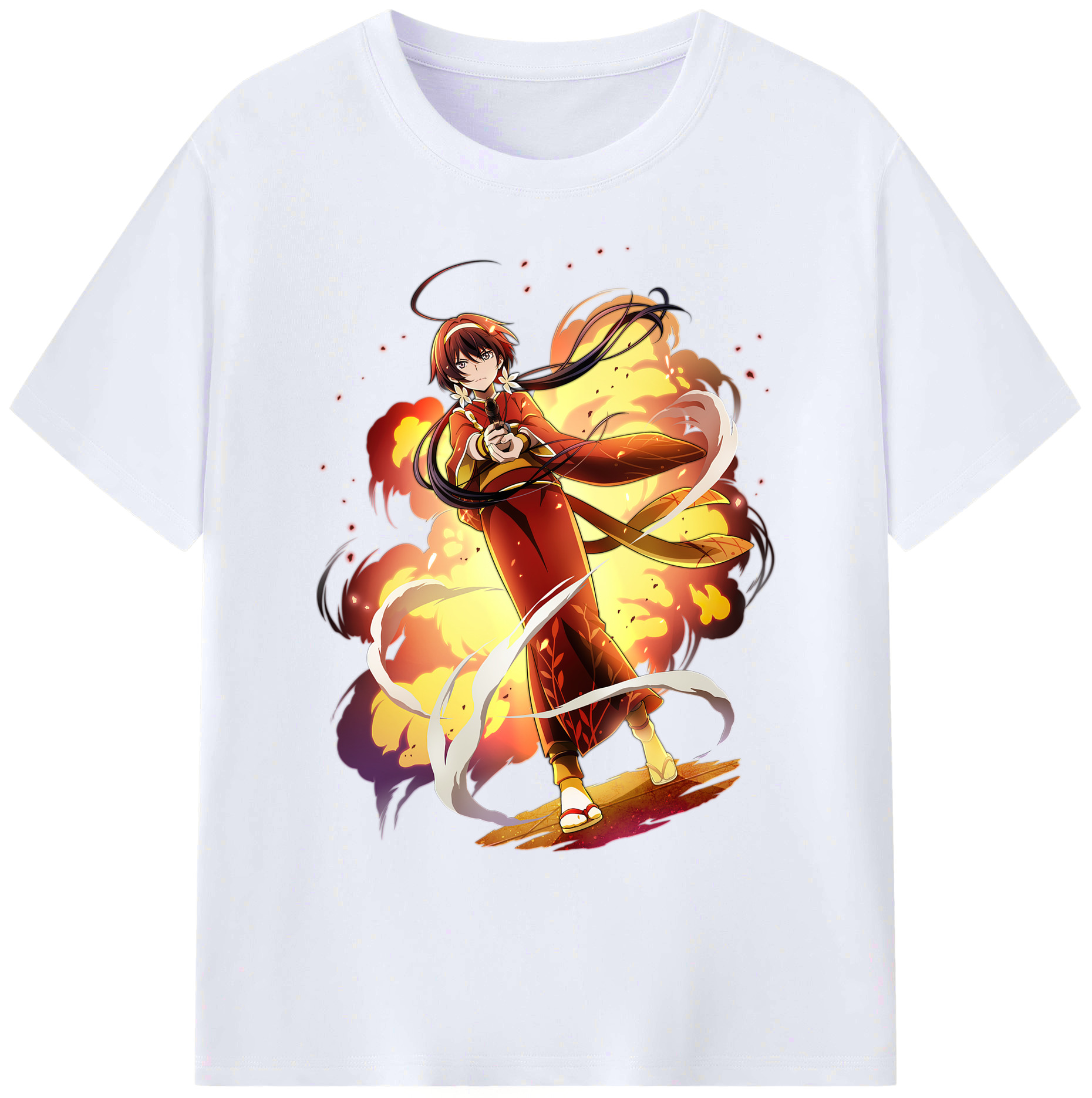 （画像用） 文豪ストレイドッグス Bungo Stray Dogs 綿100％ メンズ半袖Tシャツ｜肌触りやわらか＆通気性