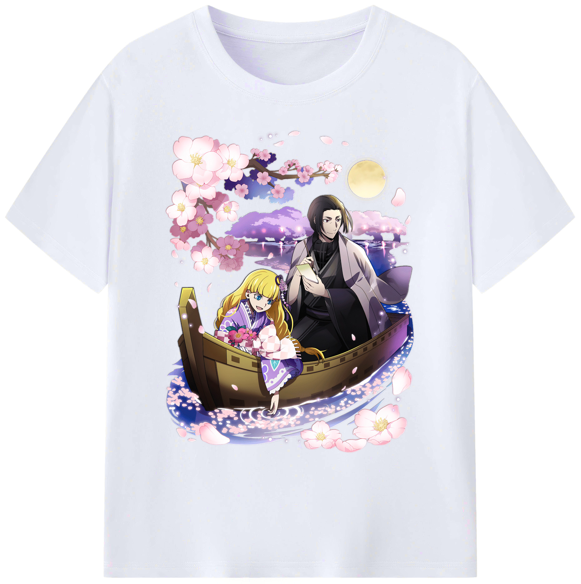 （画像用） 文豪ストレイドッグス Bungo Stray Dogs 綿100％ メンズ半袖Tシャツ｜肌触りやわらか＆通気性
