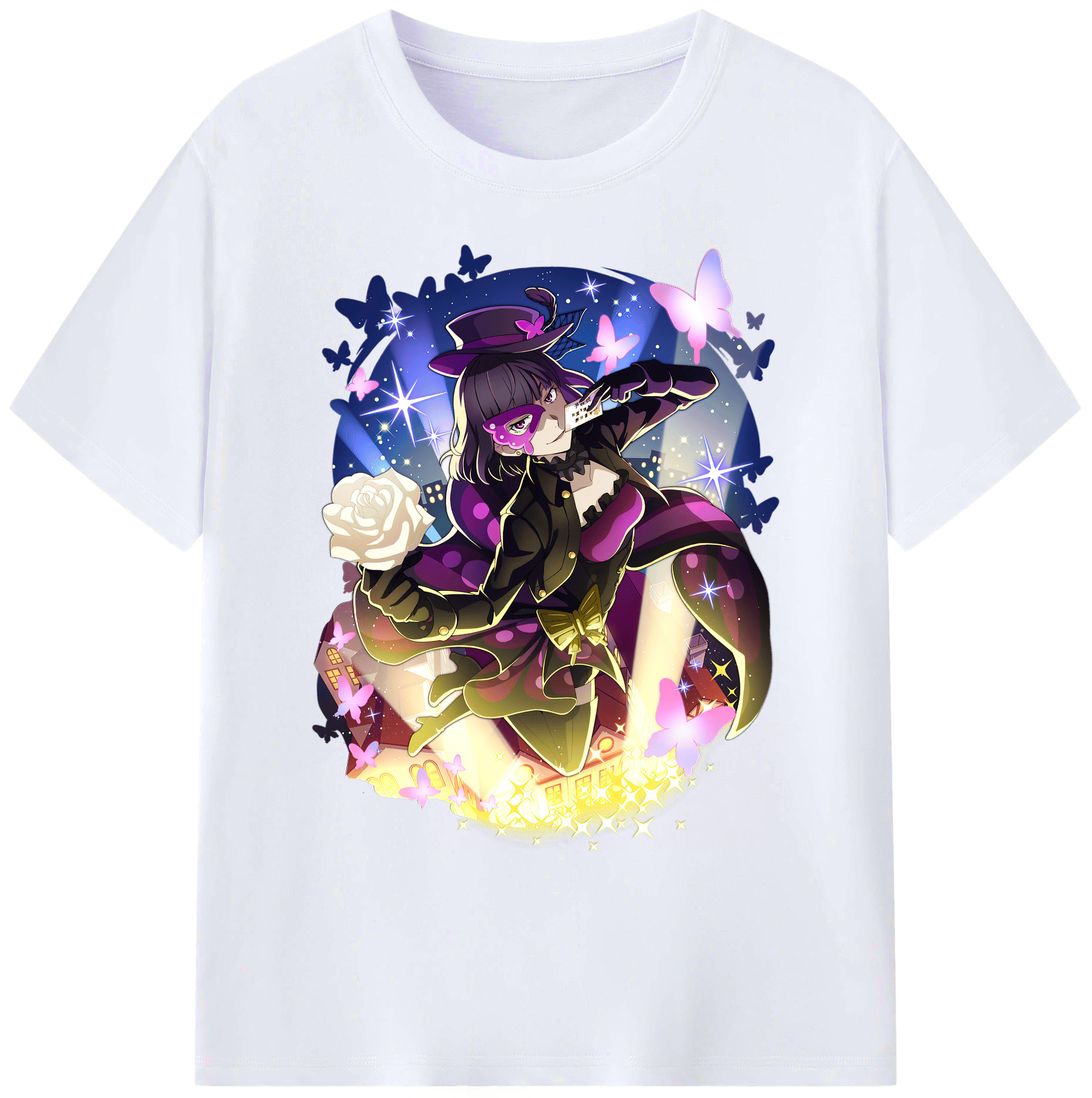 （画像用） 文豪ストレイドッグス Bungo Stray Dogs 綿100％ メンズ半袖Tシャツ｜肌触りやわらか＆通気性