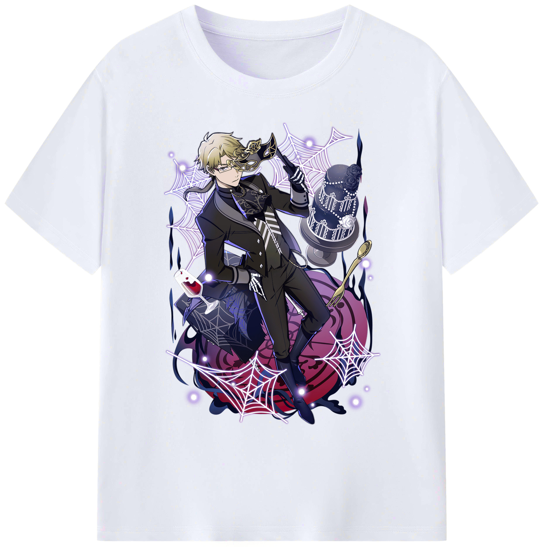 （画像用） 文豪ストレイドッグス Bungo Stray Dogs 綿100％ メンズ半袖Tシャツ｜肌触りやわらか＆通気性