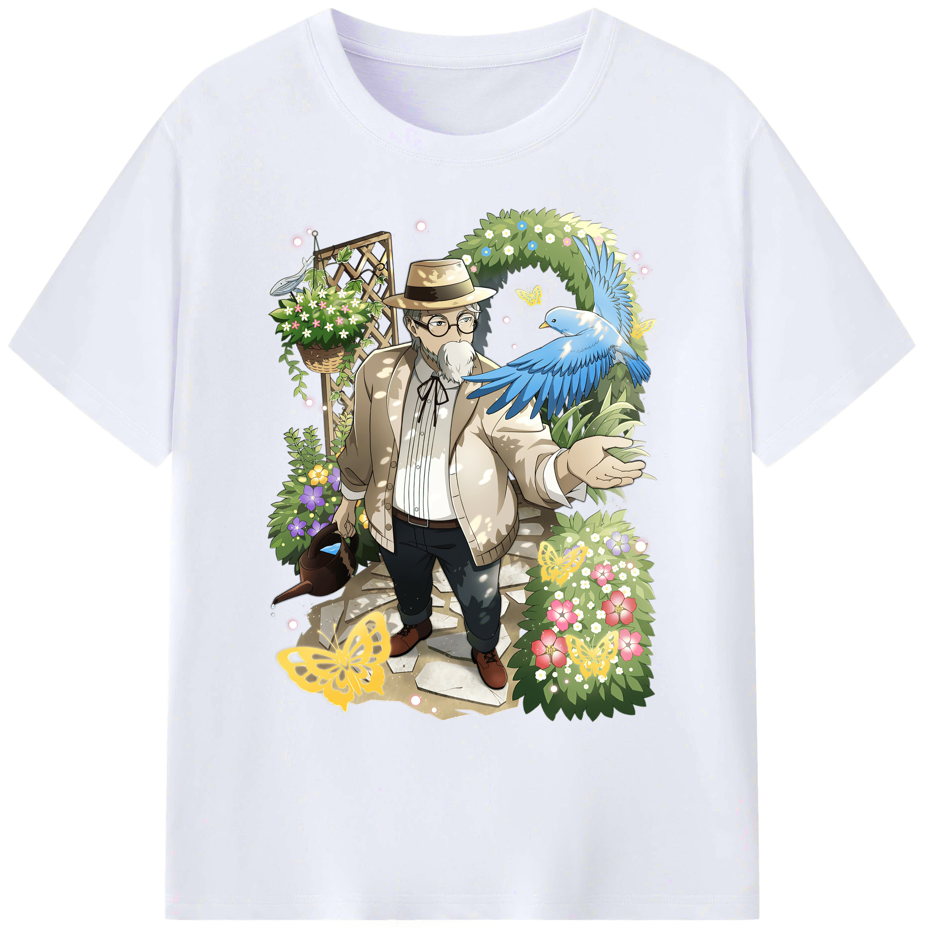 （画像用） 文豪ストレイドッグス Bungo Stray Dogs 綿100％ メンズ半袖Tシャツ｜肌触りやわらか＆通気性