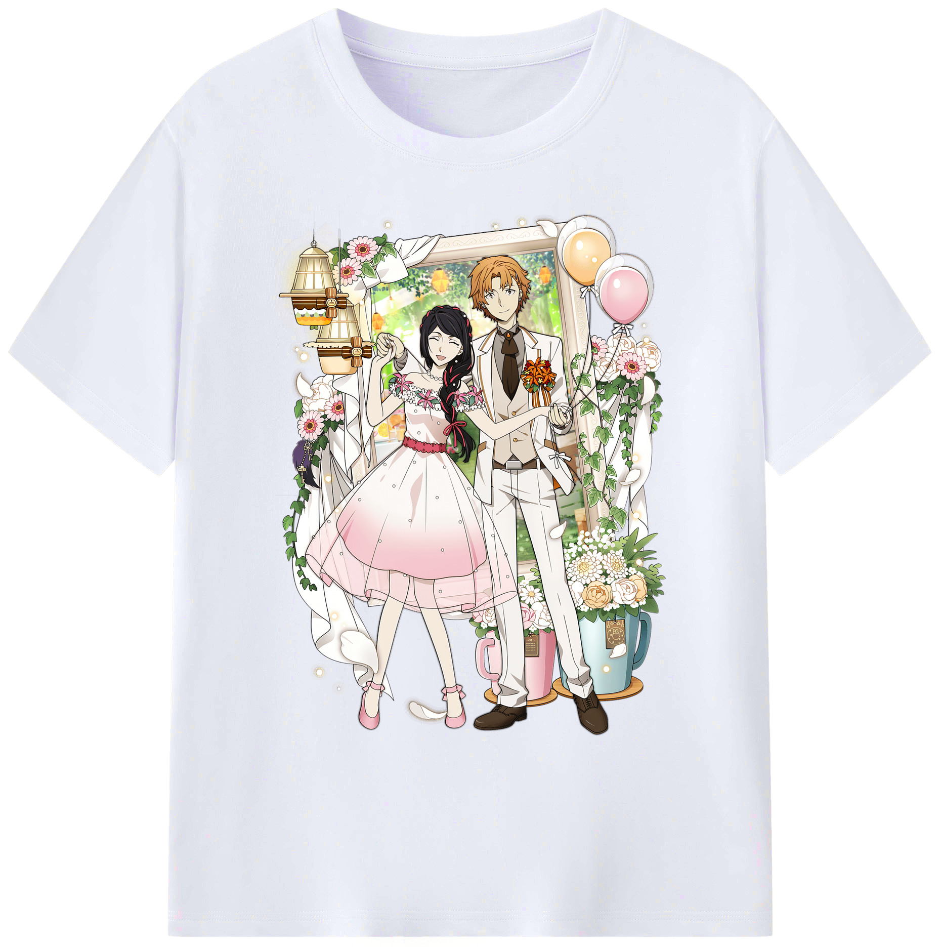 （画像用） 文豪ストレイドッグス Bungo Stray Dogs 綿100％ メンズ半袖Tシャツ｜肌触りやわらか＆通気性