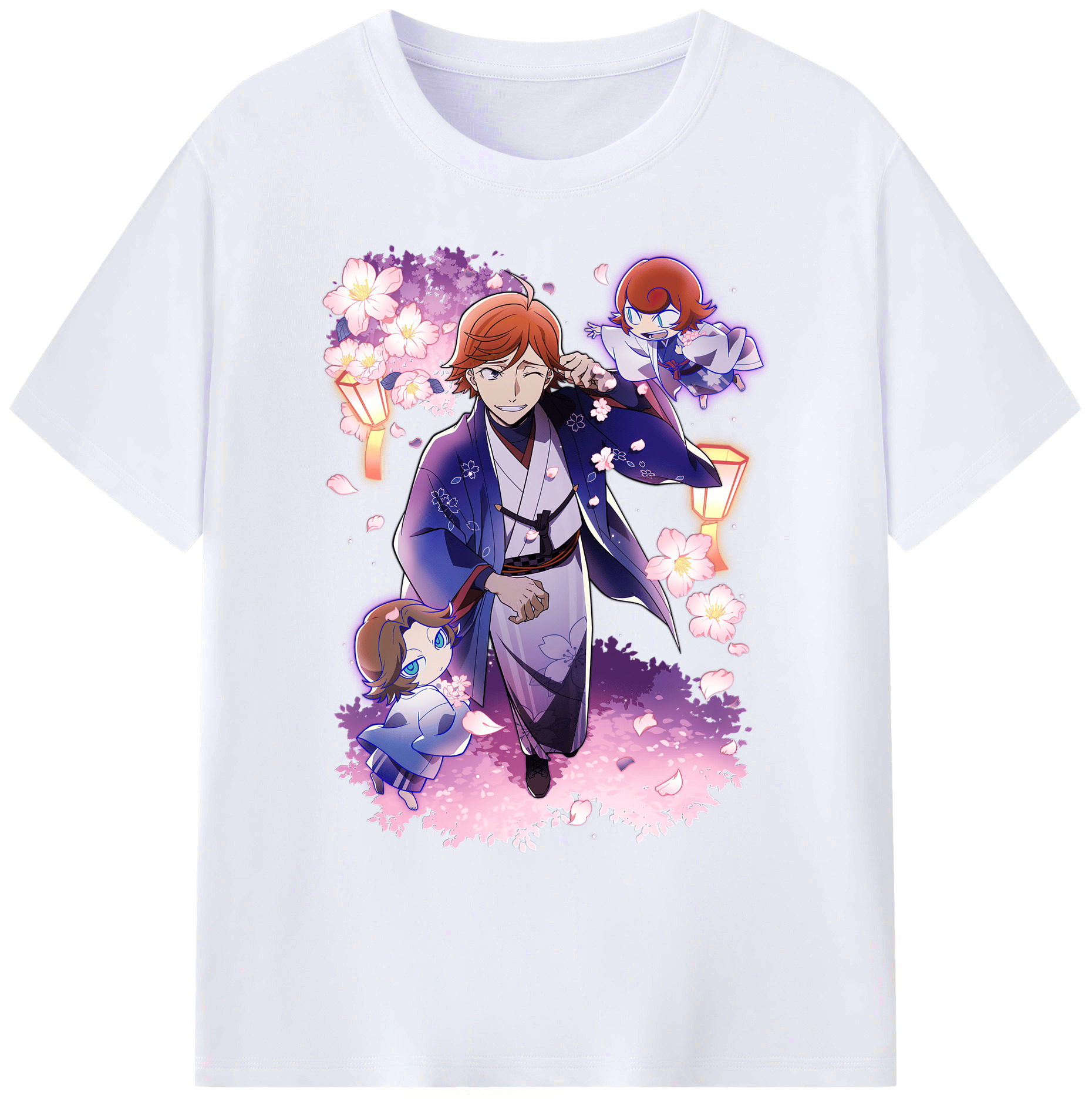（画像用） 文豪ストレイドッグス Bungo Stray Dogs 綿100％ メンズ半袖Tシャツ｜肌触りやわらか＆通気性