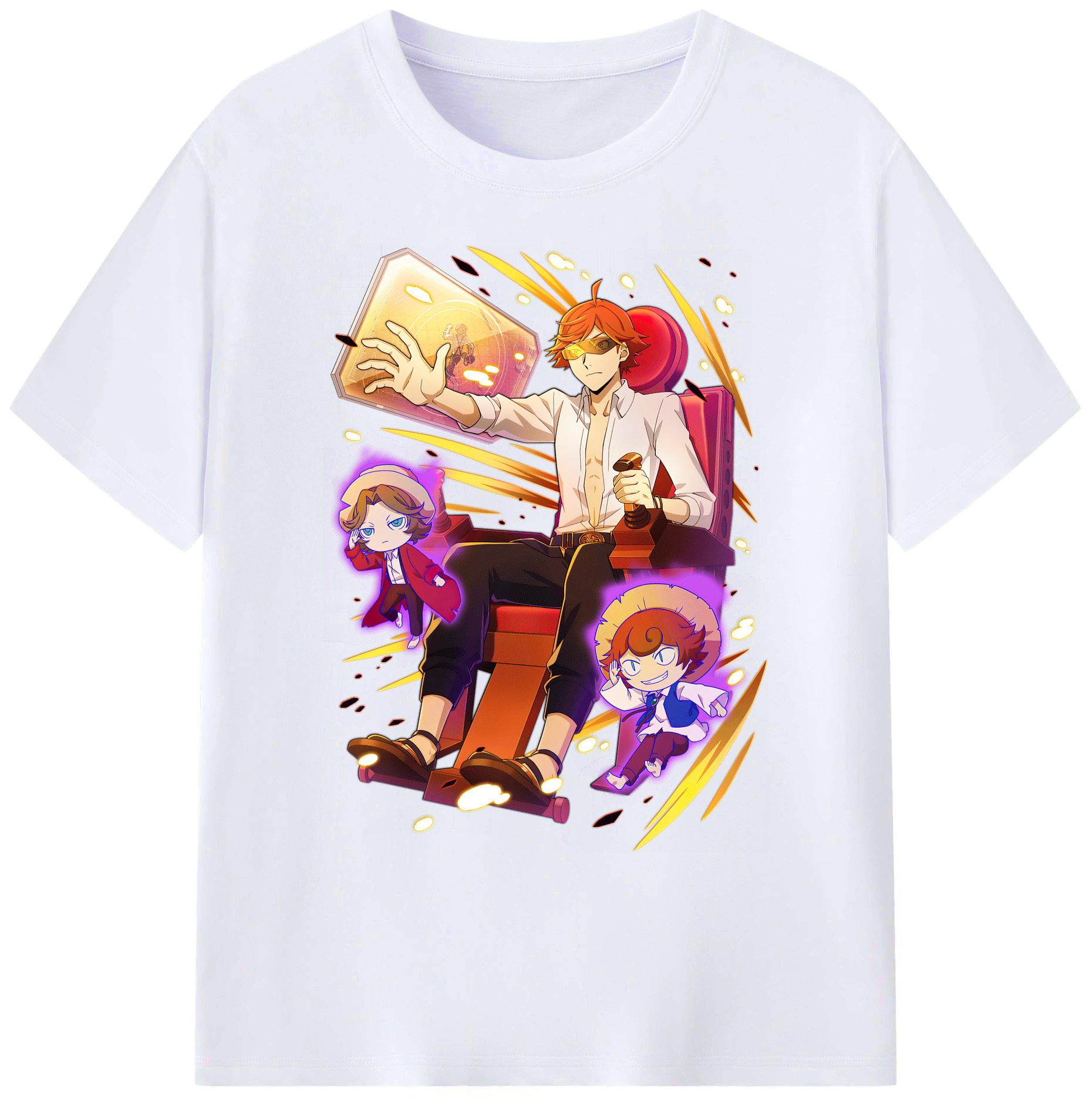 （画像用） 文豪ストレイドッグス Bungo Stray Dogs 綿100％ メンズ半袖Tシャツ｜肌触りやわらか＆通気性