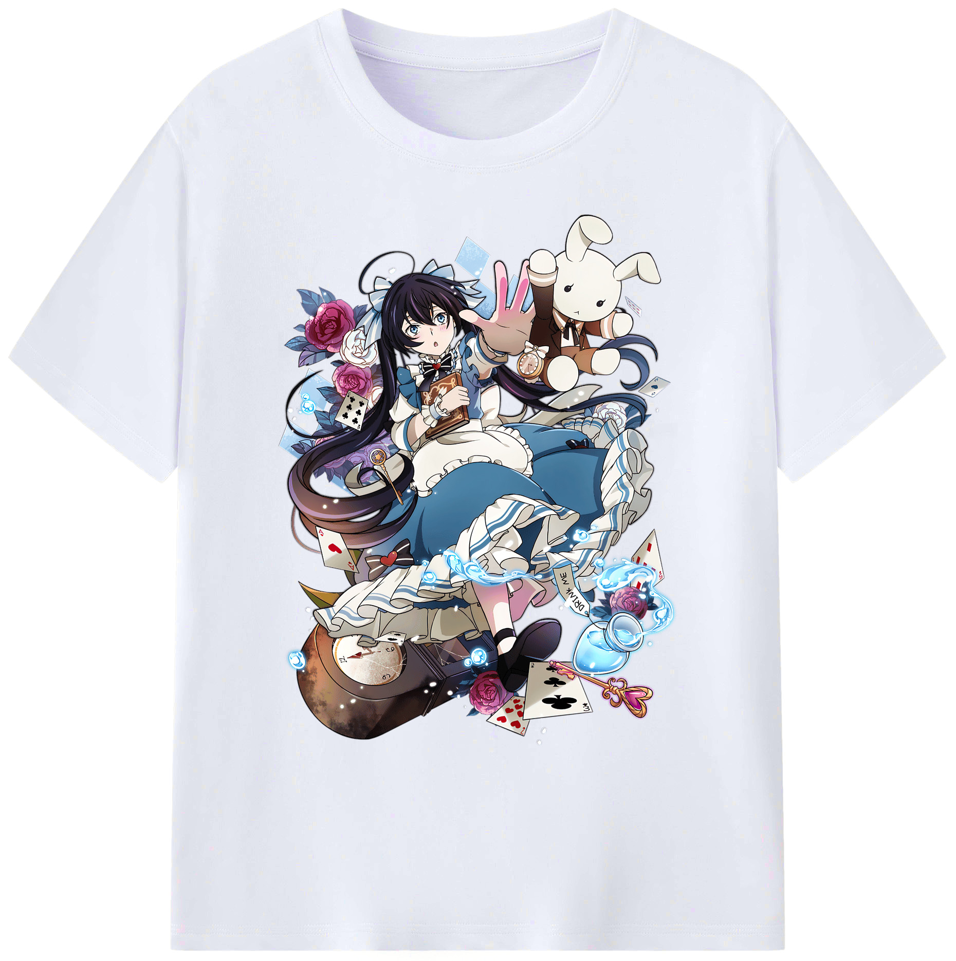 （画像用） 文豪ストレイドッグス Bungo Stray Dogs 綿100％ メンズ半袖Tシャツ｜肌触りやわらか＆通気性