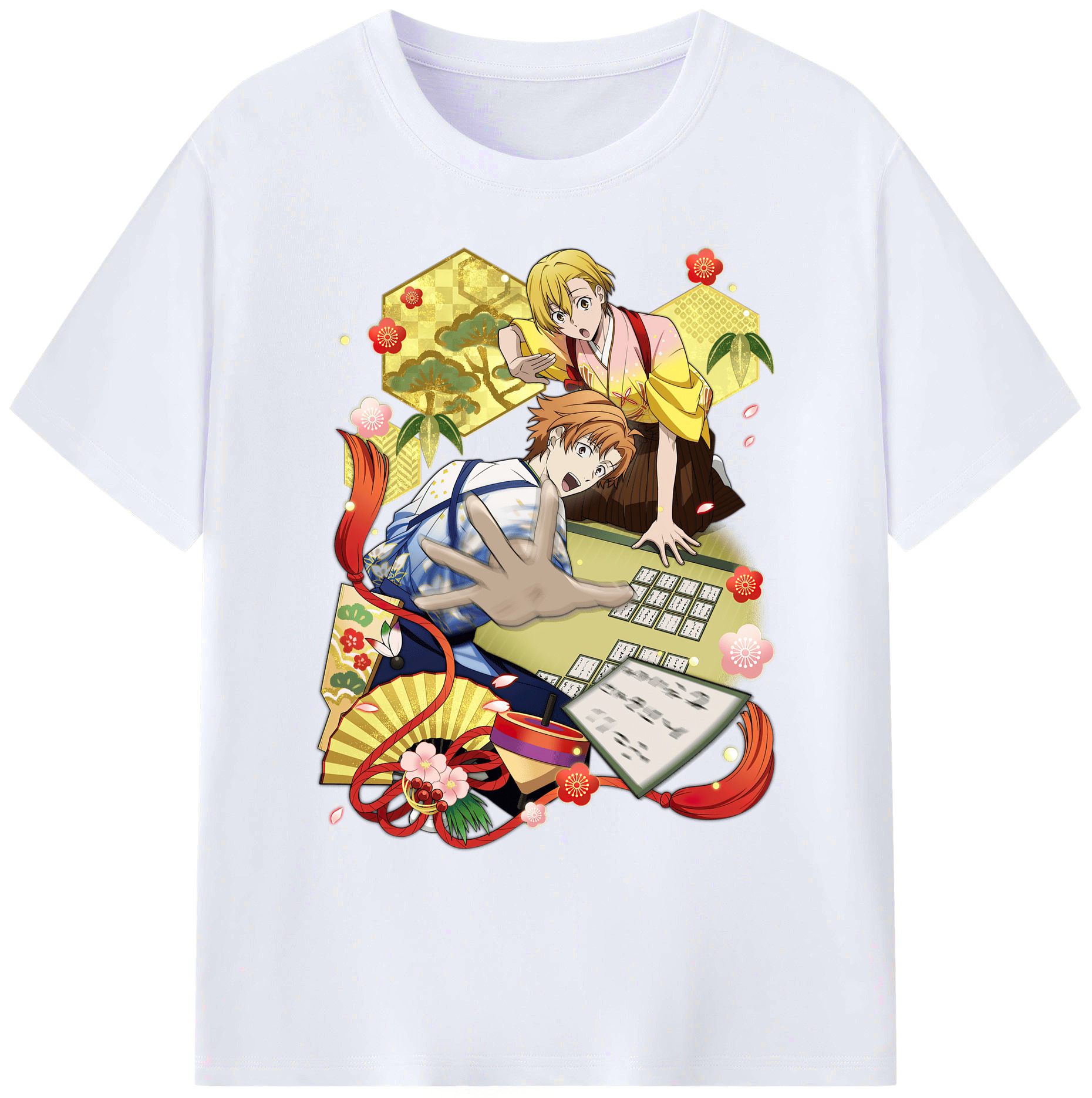 （画像用） 文豪ストレイドッグス Bungo Stray Dogs 綿100％ メンズ半袖Tシャツ｜肌触りやわらか＆通気性