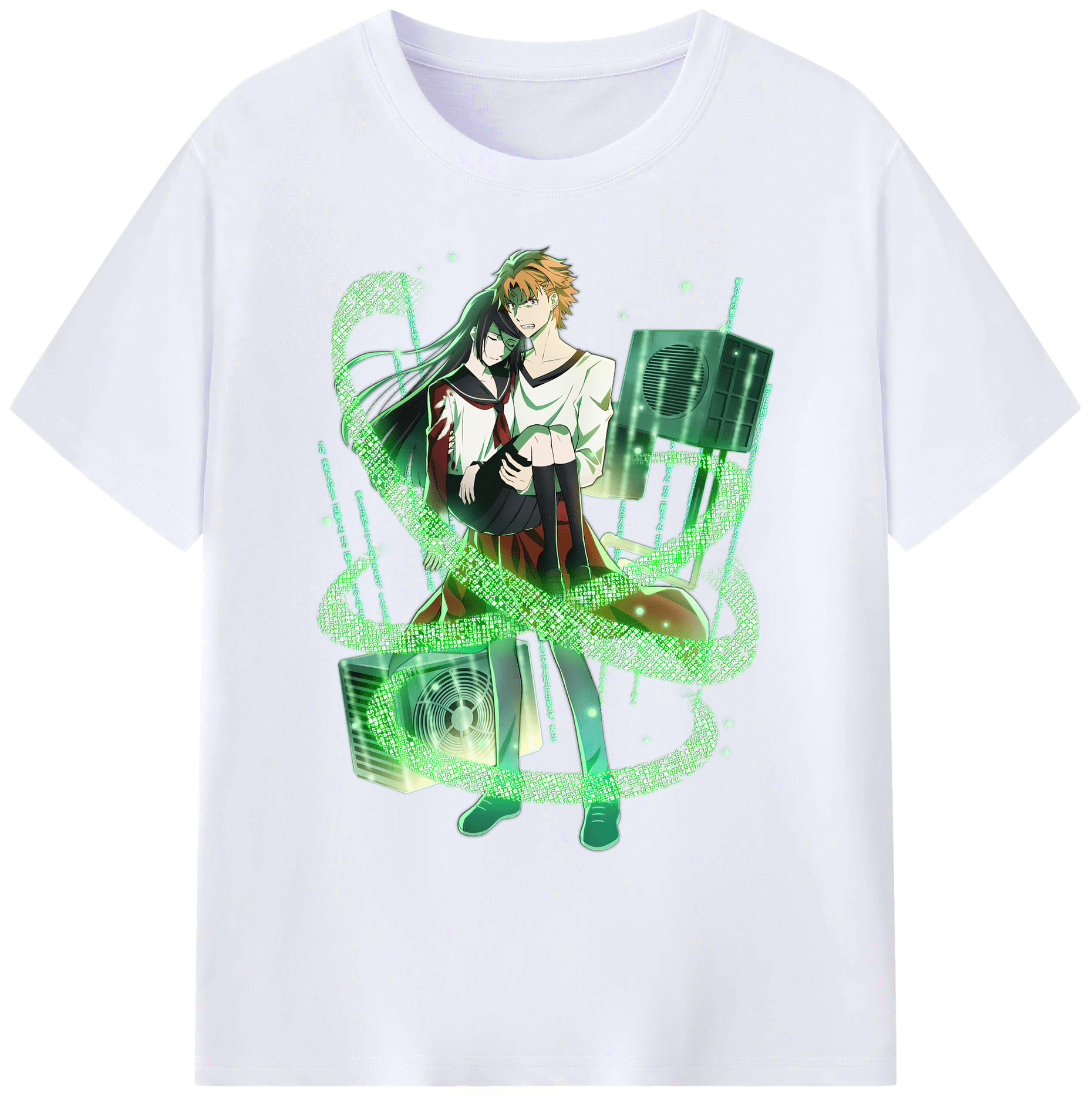（画像用） 文豪ストレイドッグス Bungo Stray Dogs 綿100％ メンズ半袖Tシャツ｜肌触りやわらか＆通気性