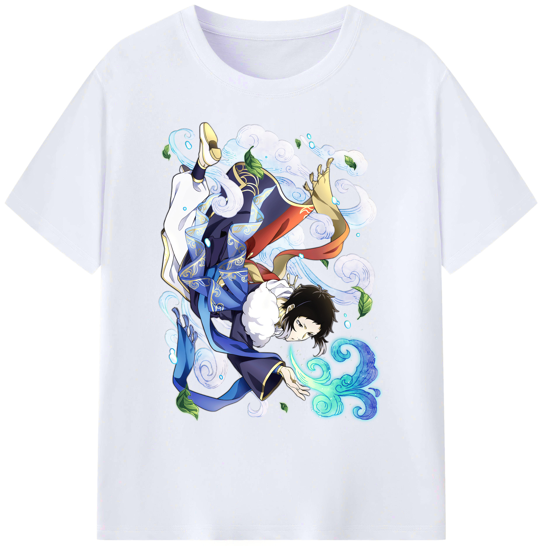 （画像用） 文豪ストレイドッグス Bungo Stray Dogs 綿100％ メンズ半袖Tシャツ｜肌触りやわらか＆通気性