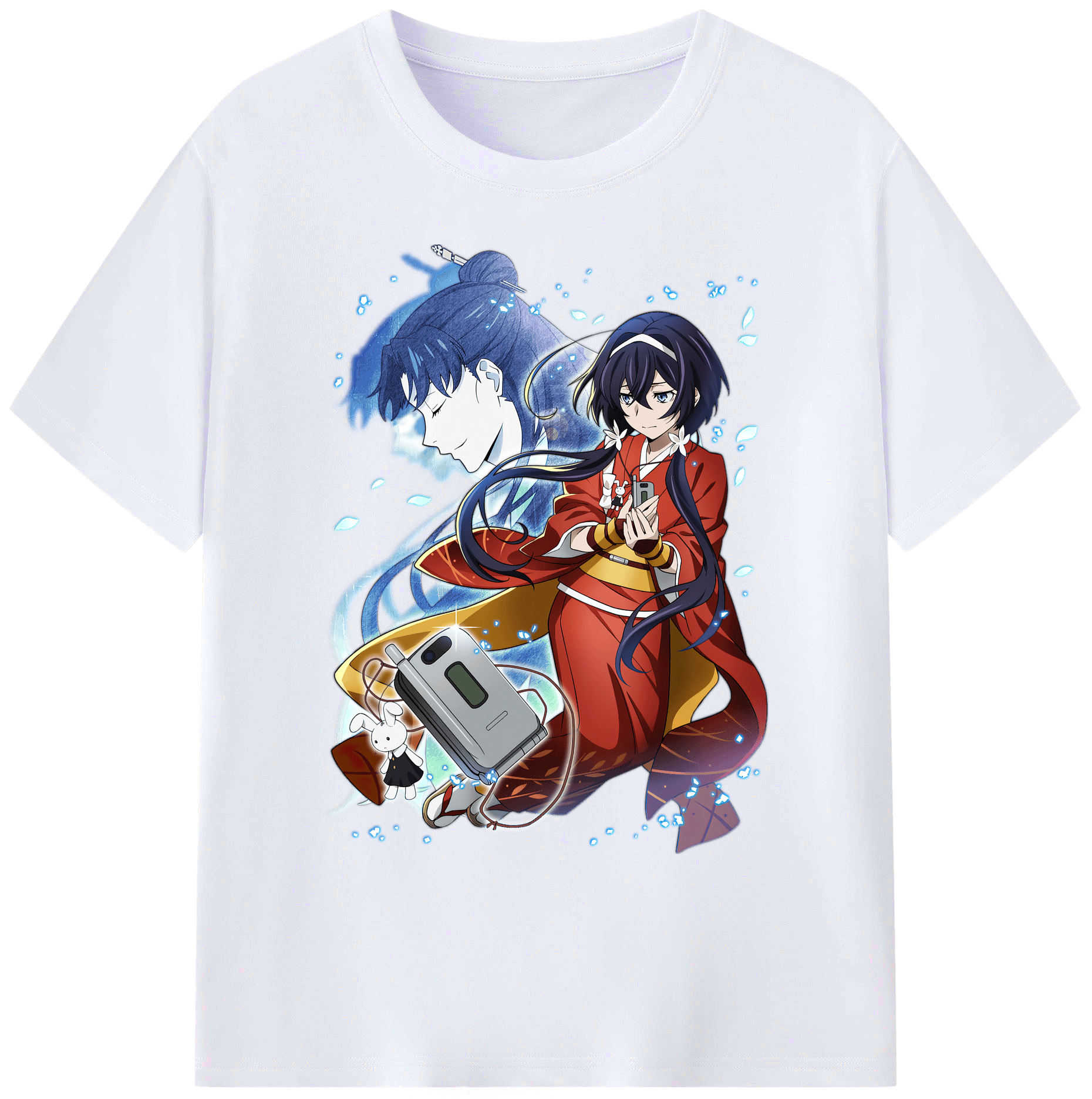 （画像用） 文豪ストレイドッグス Bungo Stray Dogs 綿100％ メンズ半袖Tシャツ｜肌触りやわらか＆通気性