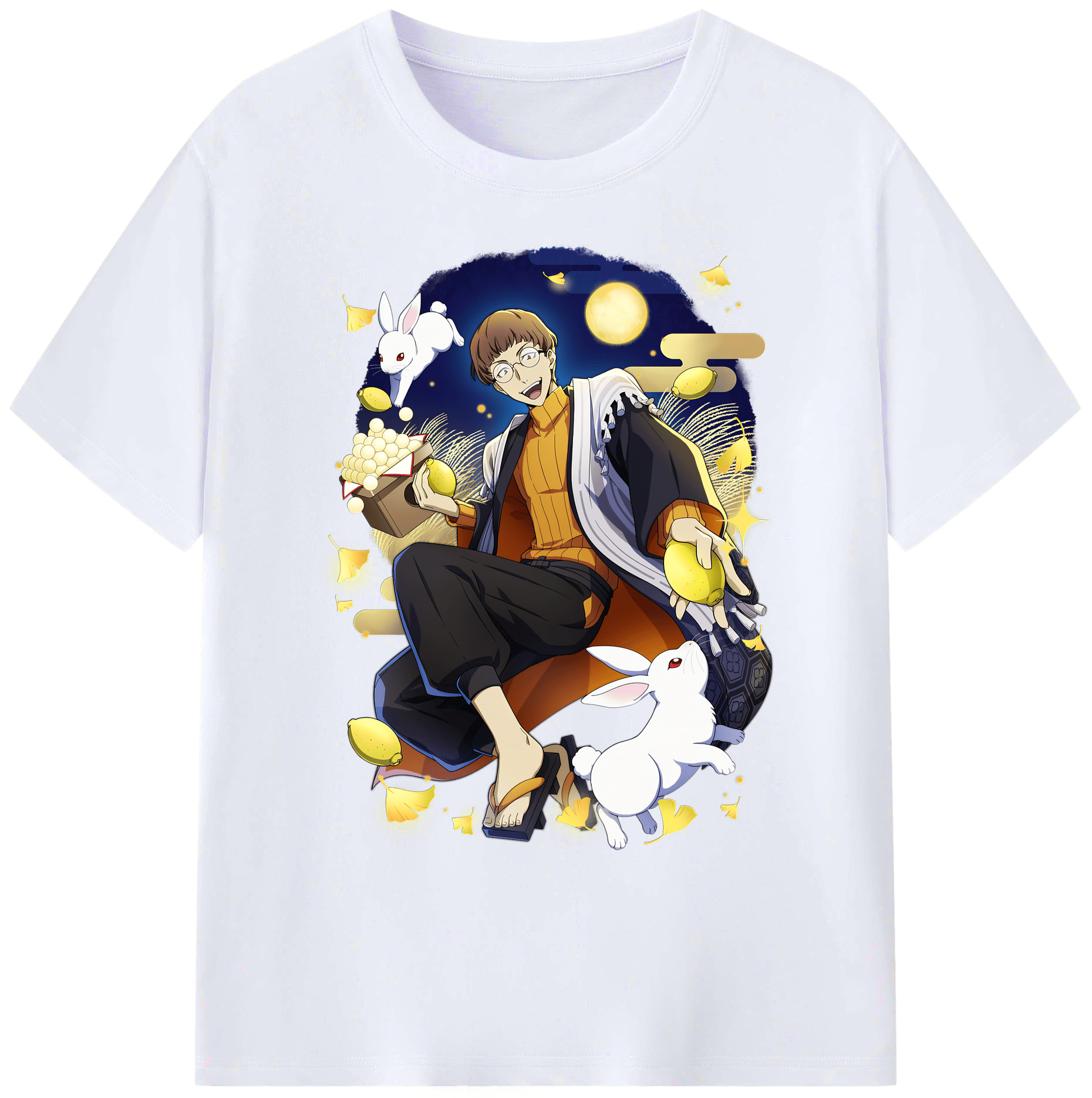 （画像用） 文豪ストレイドッグス Bungo Stray Dogs 綿100％ メンズ半袖Tシャツ｜肌触りやわらか＆通気性