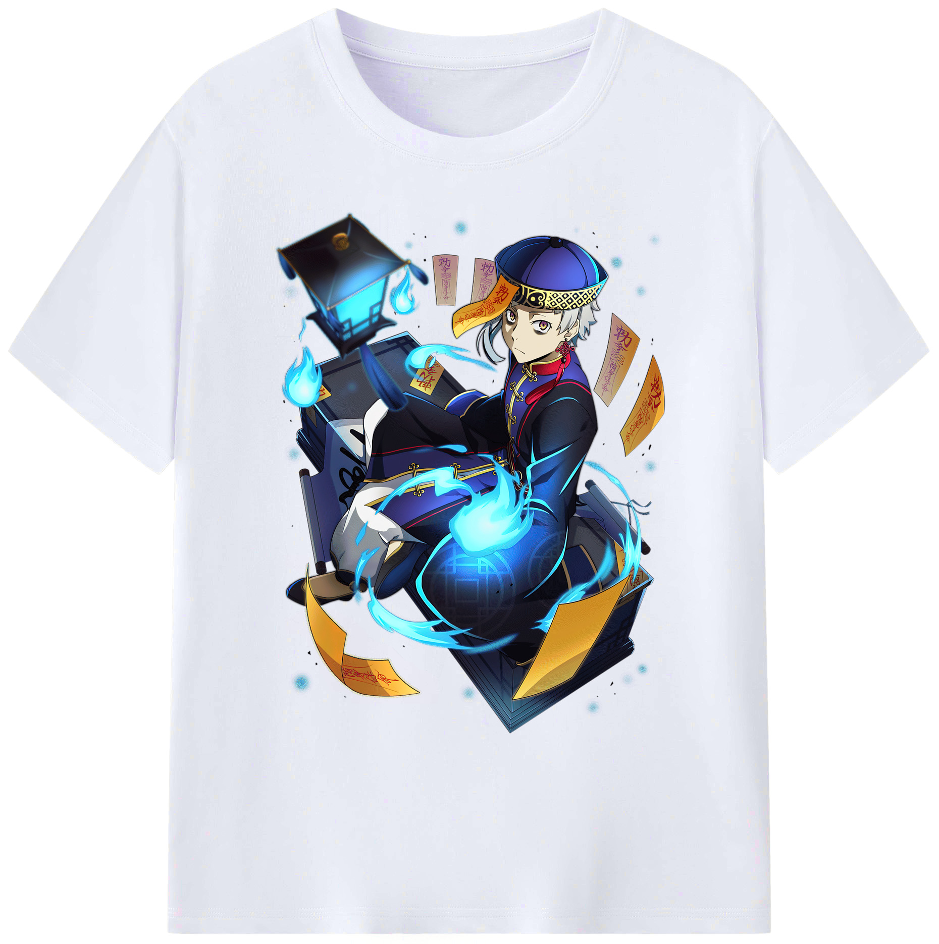 （画像用） 文豪ストレイドッグス Bungo Stray Dogs 綿100％ メンズ半袖Tシャツ｜肌触りやわらか＆通気性