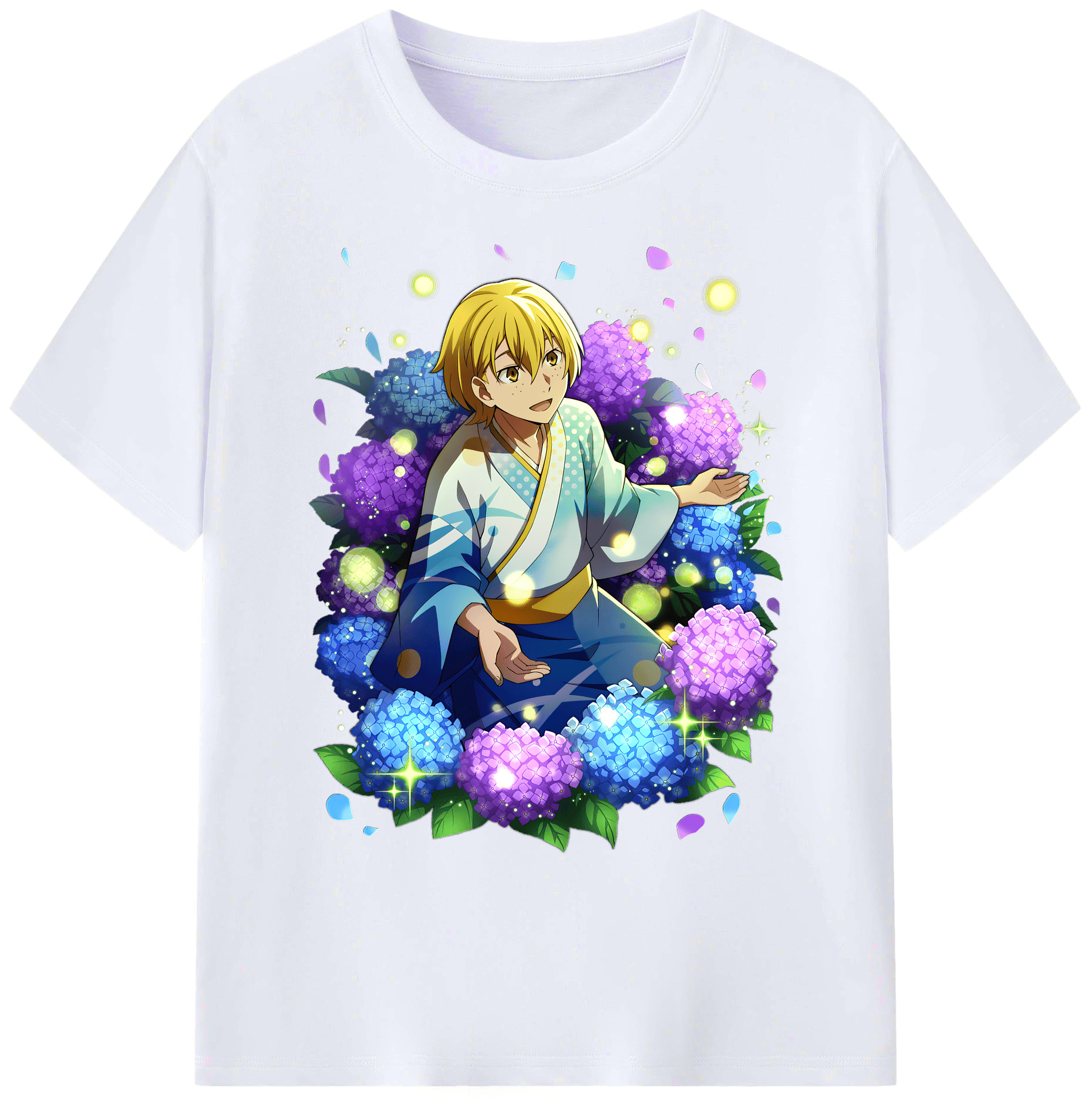 （画像用） 文豪ストレイドッグス Bungo Stray Dogs 綿100％ メンズ半袖Tシャツ｜肌触りやわらか＆通気性