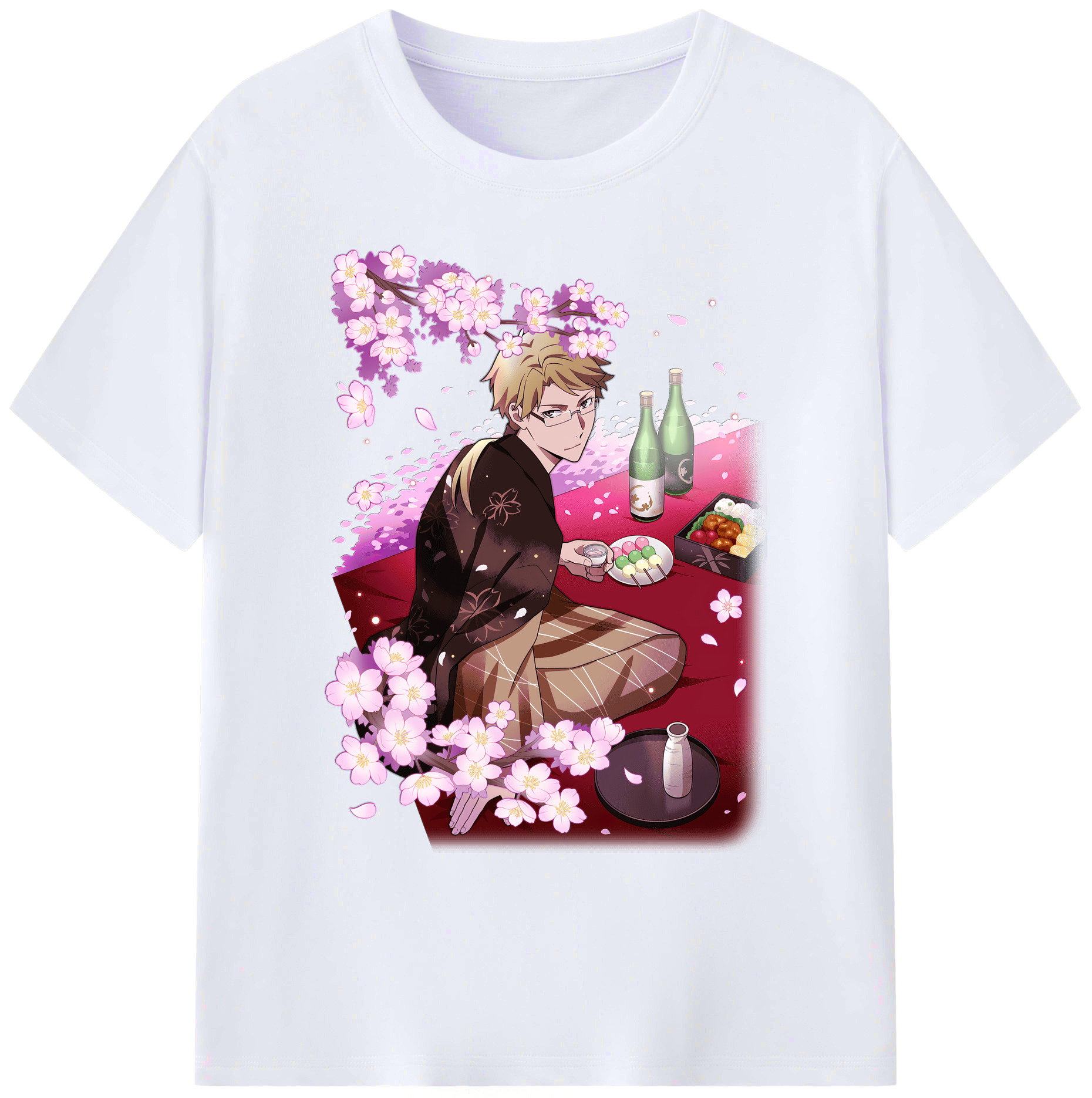 （画像用） 文豪ストレイドッグス Bungo Stray Dogs 綿100％ メンズ半袖Tシャツ｜肌触りやわらか＆通気性